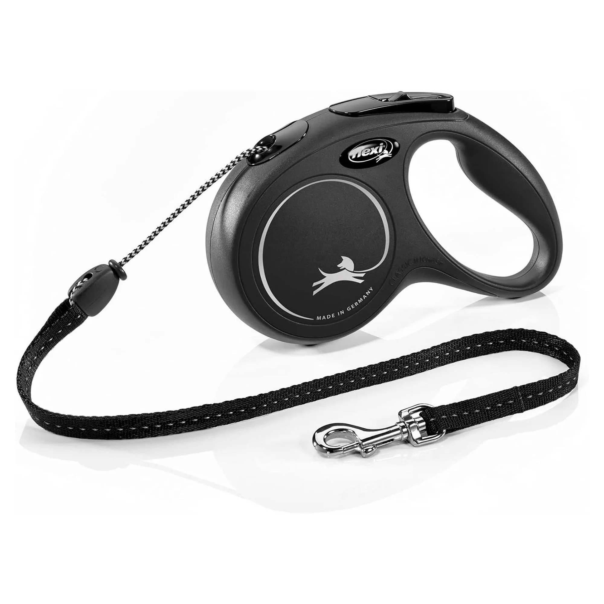 Flexi New Classic M Beden Siyah İpli Köpek Boyun Tasması 5 M