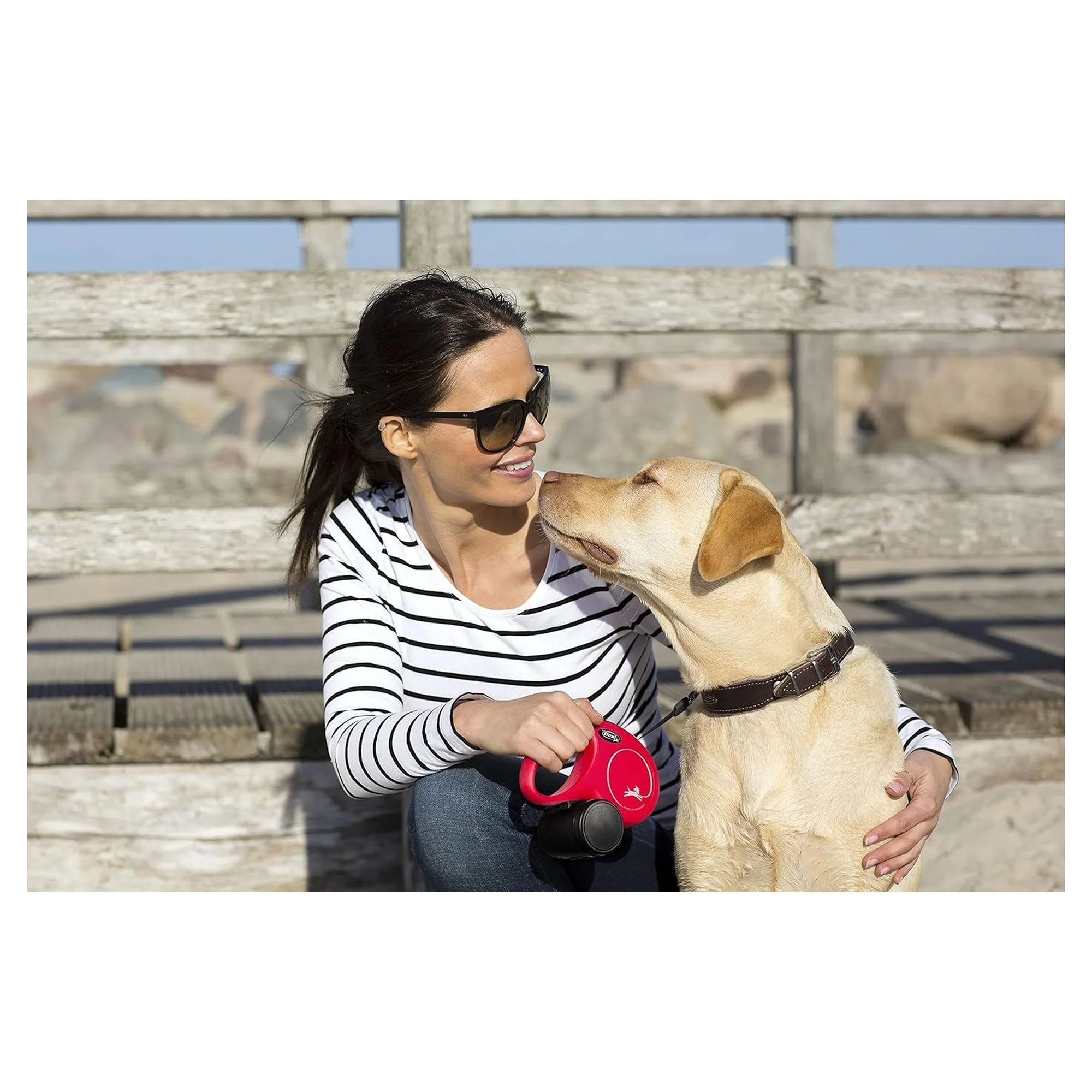 Flexi New Classic M Beden Siyah İpli Köpek Boyun Tasması 5 M — 370 g — Görsel 6