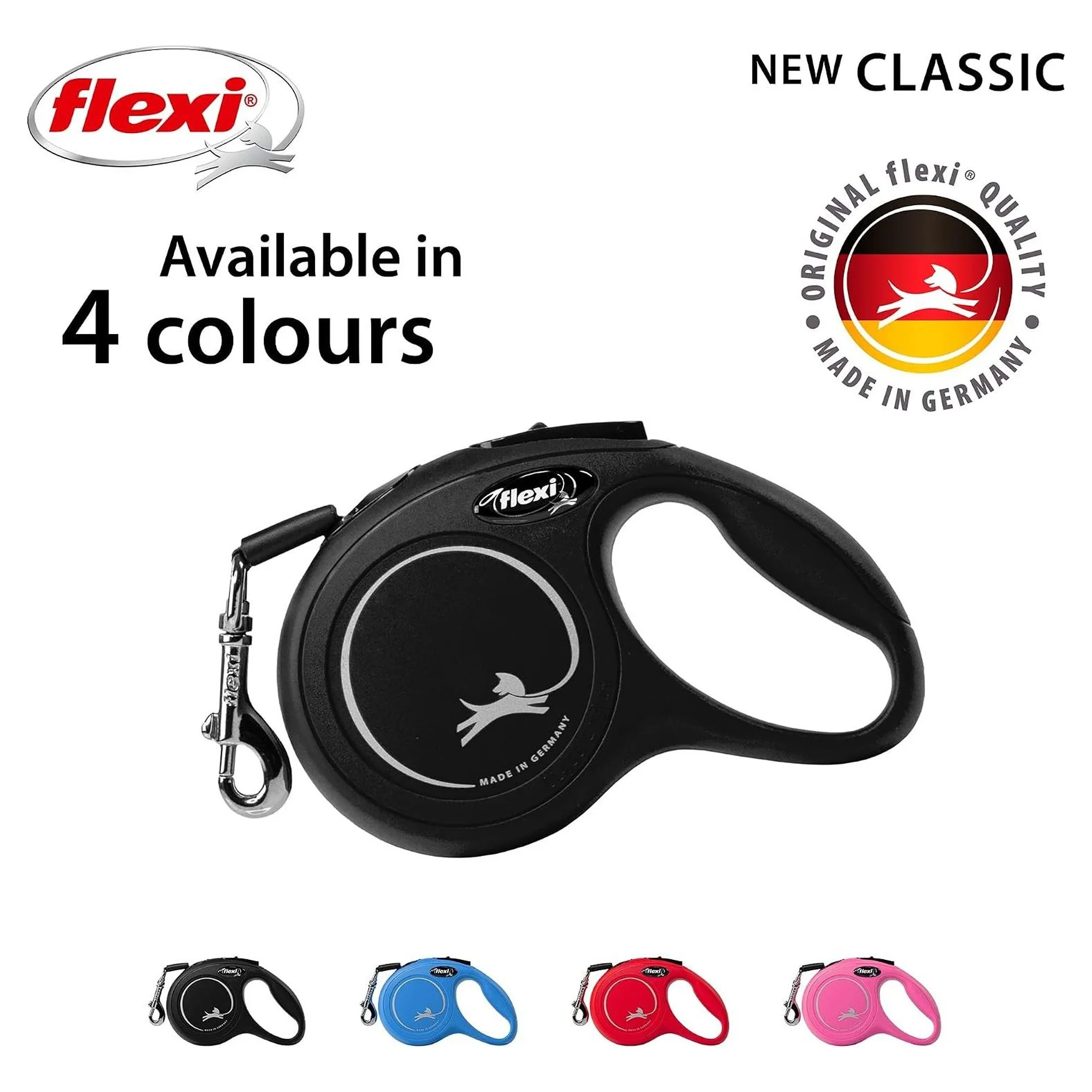 Flexi New Classic XS Beden Siyah Şerit Tasma 3 M — Boyun Tasması, 330 g — Görsel 4