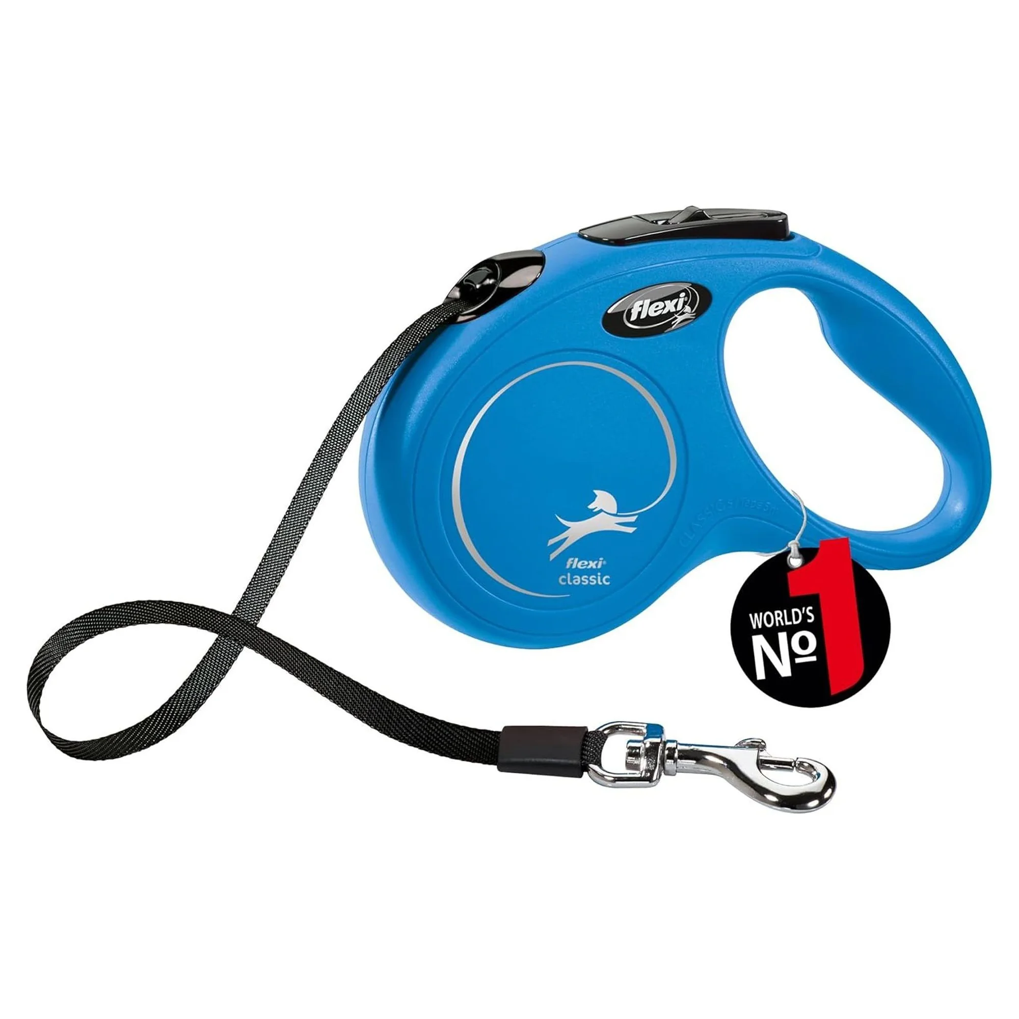 Flexi New Classic S Beden Mavi Şerit Köpek Gezdirme Kayışı 5 M