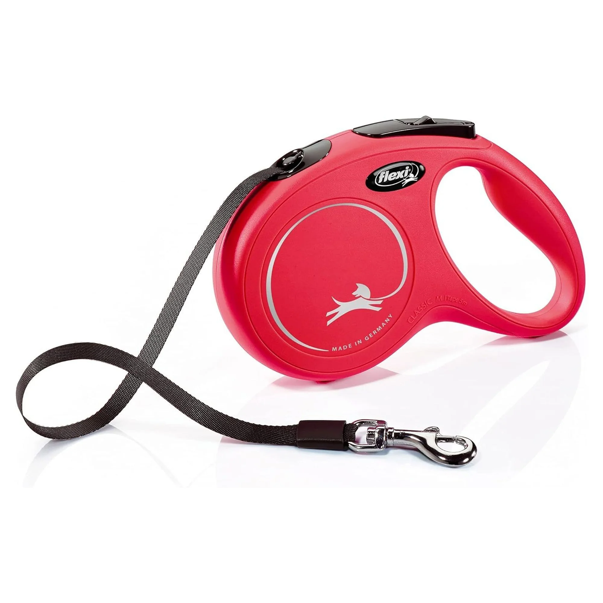 Flexi New Classic M Beden Kırmızı Köpek Gezdirme Kayışı 5 M — Gezdirme Kayışları, 325 g — Görsel 4
