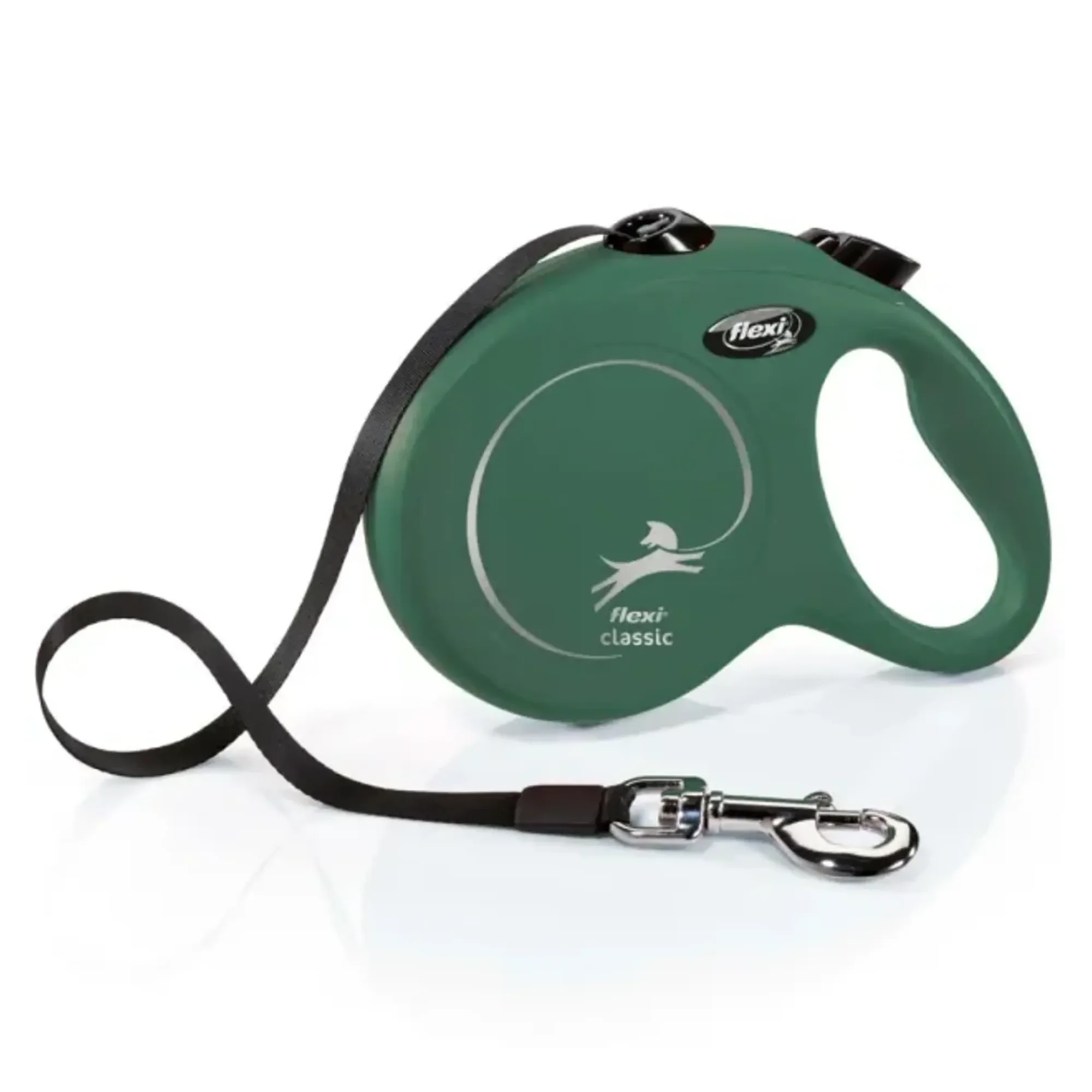Flexi New Classic L Beden Yeşil Şerit Köpek Tasması 5 M