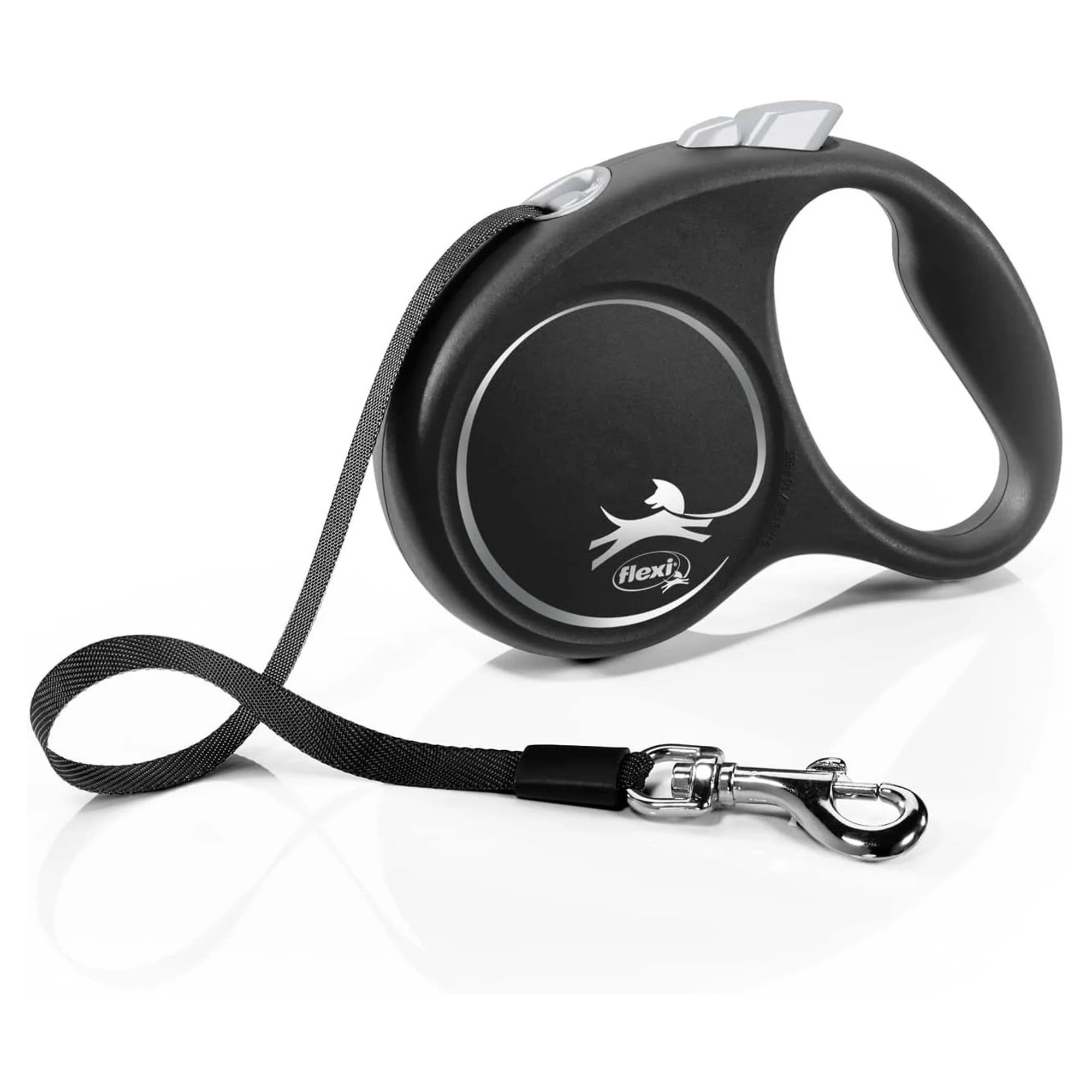Flexi Black Design Siyah S Beden Köpek Gezdirme Tasması 5 M