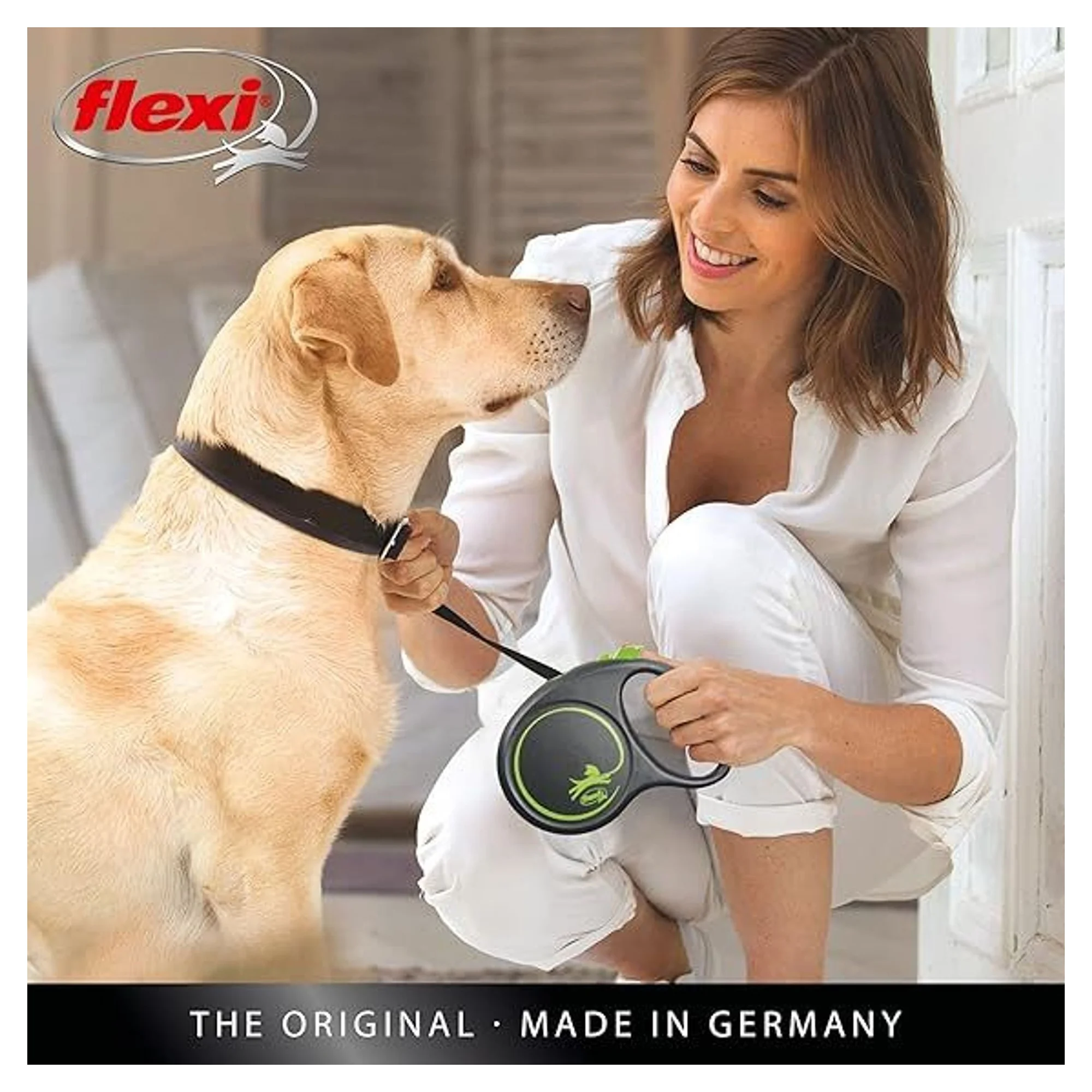 Flexi Black Desing 5M Şerit M Yesil — Boyun Tasması, 440 g — Görsel 6