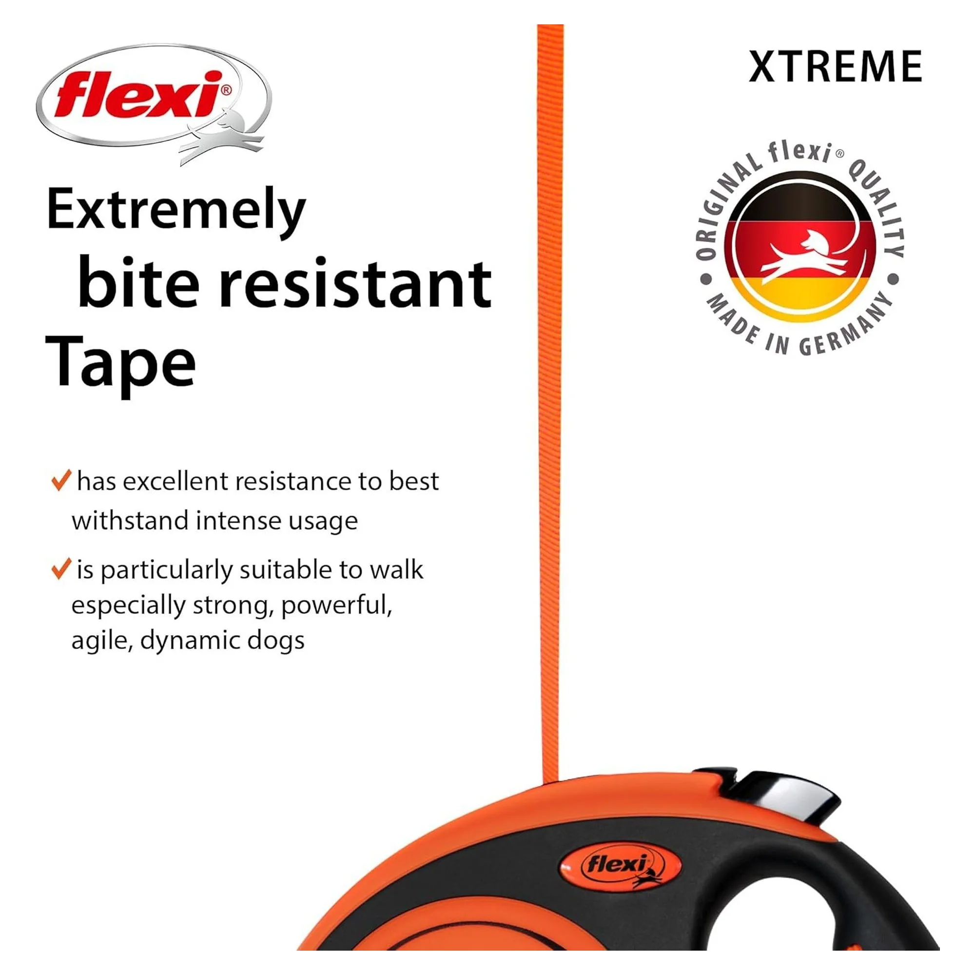 Flexi Extreme M Beden Şerit Köpek Gezdirme Kayışı 5 M — Gezdirme Kayışları, 400 g — Görsel 3