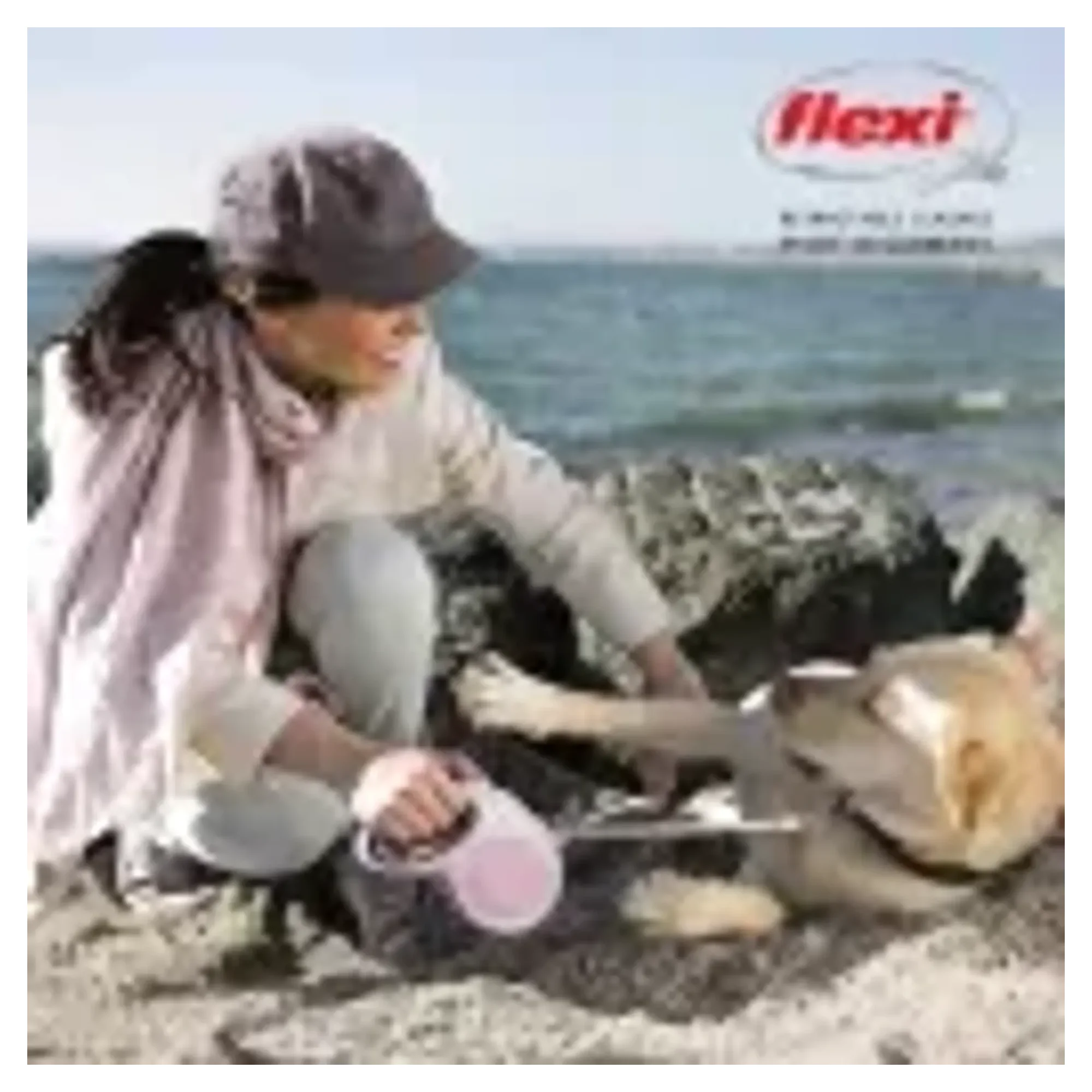 Flexi Comfort Plus S Beden Açık Kırmızı Şerit Köpek Gezdirme Tasması 5 M — Gezdirme Kayışları, 300 g — Görsel 2