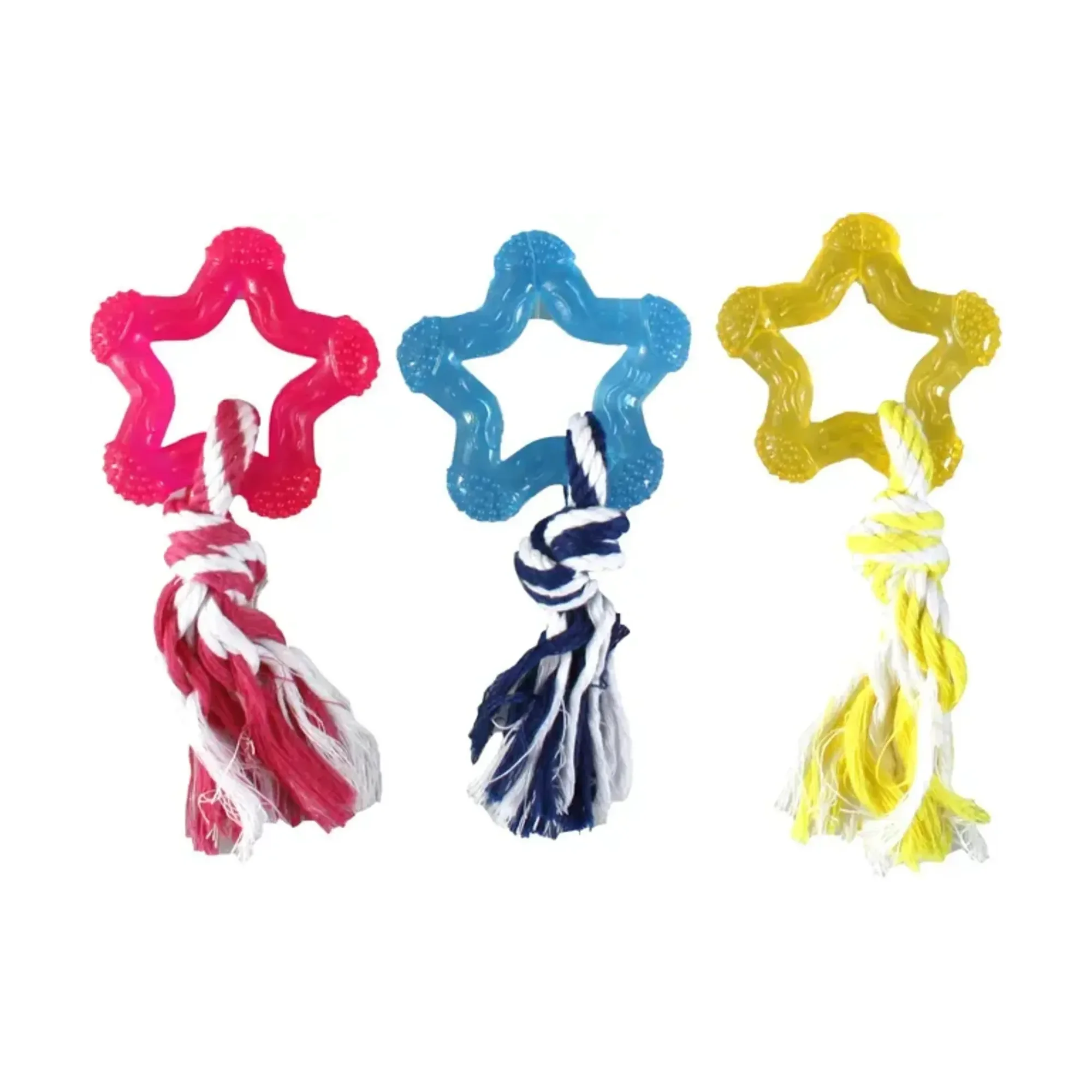 Flamingo Renkli Yıldız İpli Oyuncak 8CM