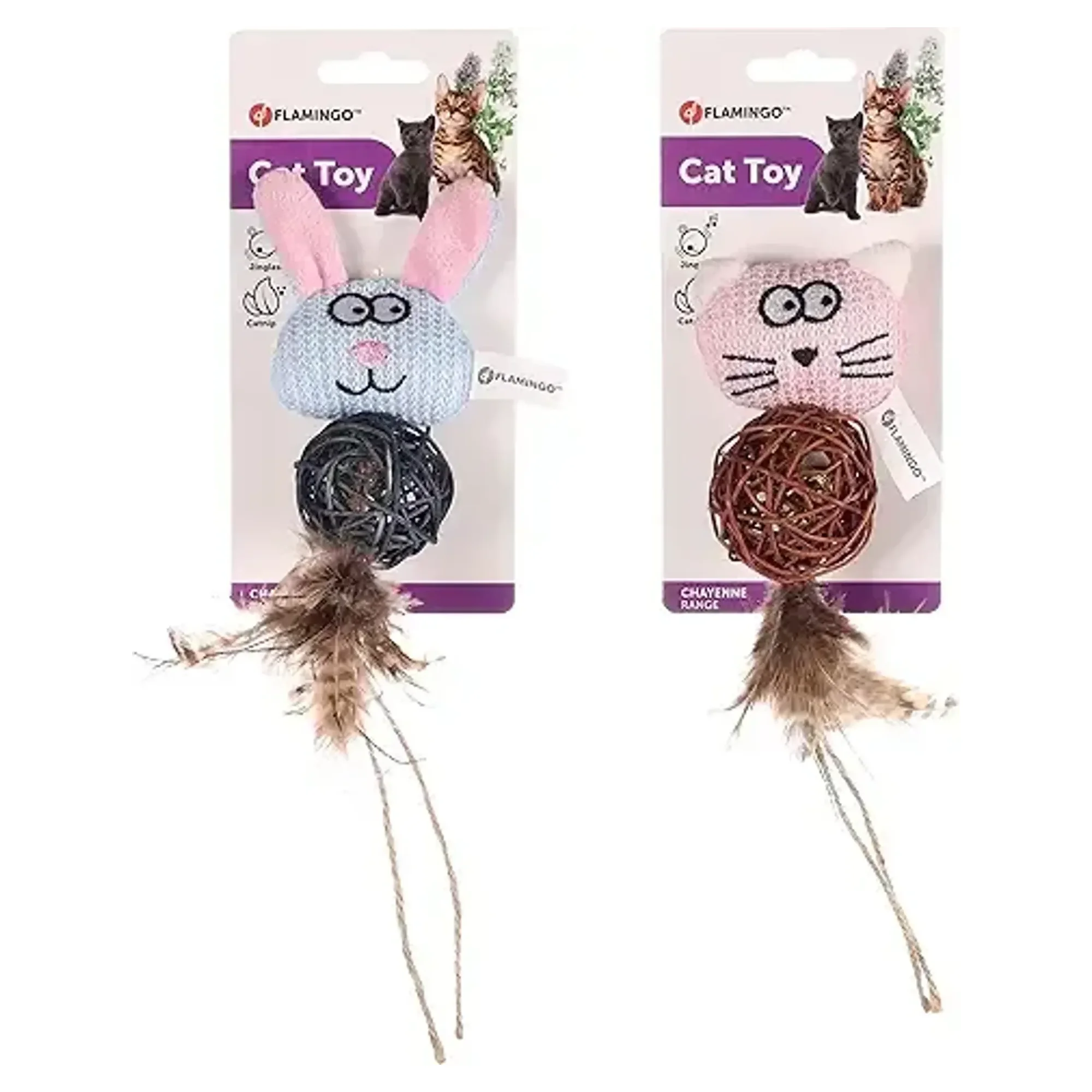 Flamingo Chayenne Bear/Cat Kedi Oyuncağı