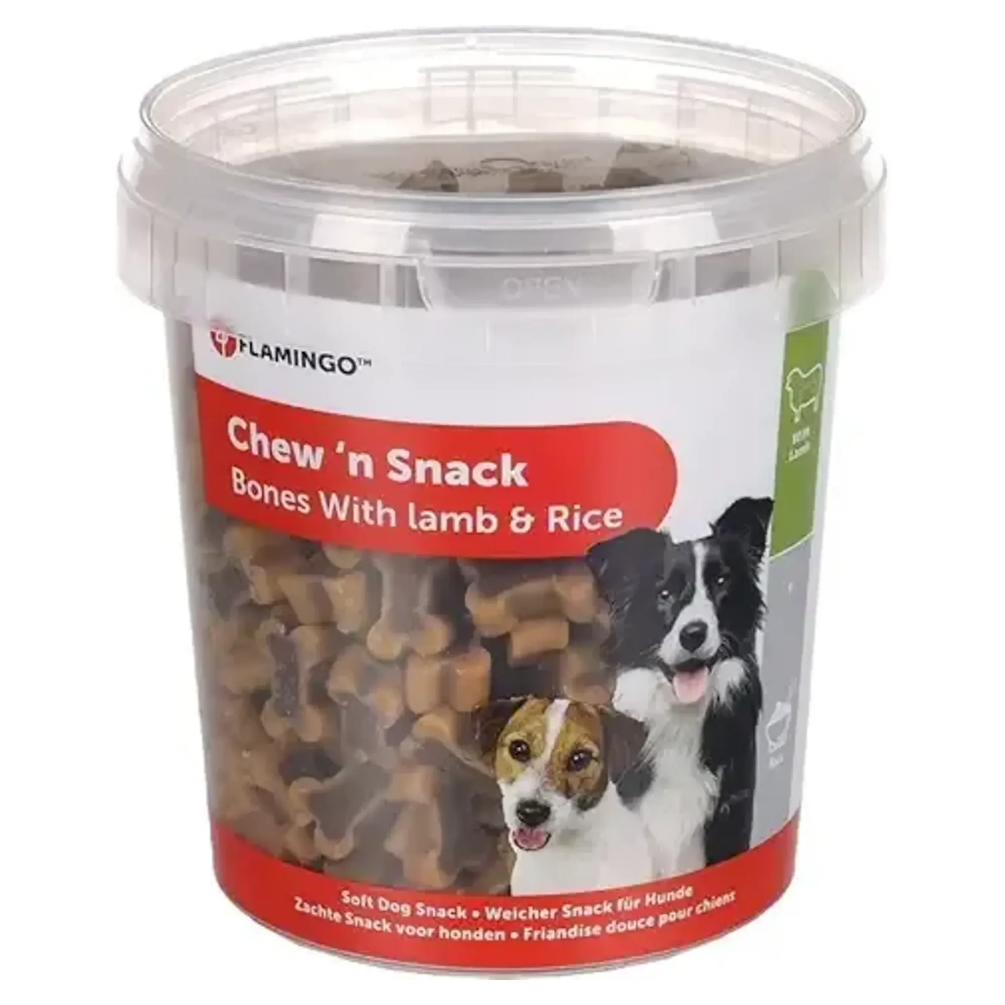 Flamingo Chew'n Bones Lamb-Rice 500G