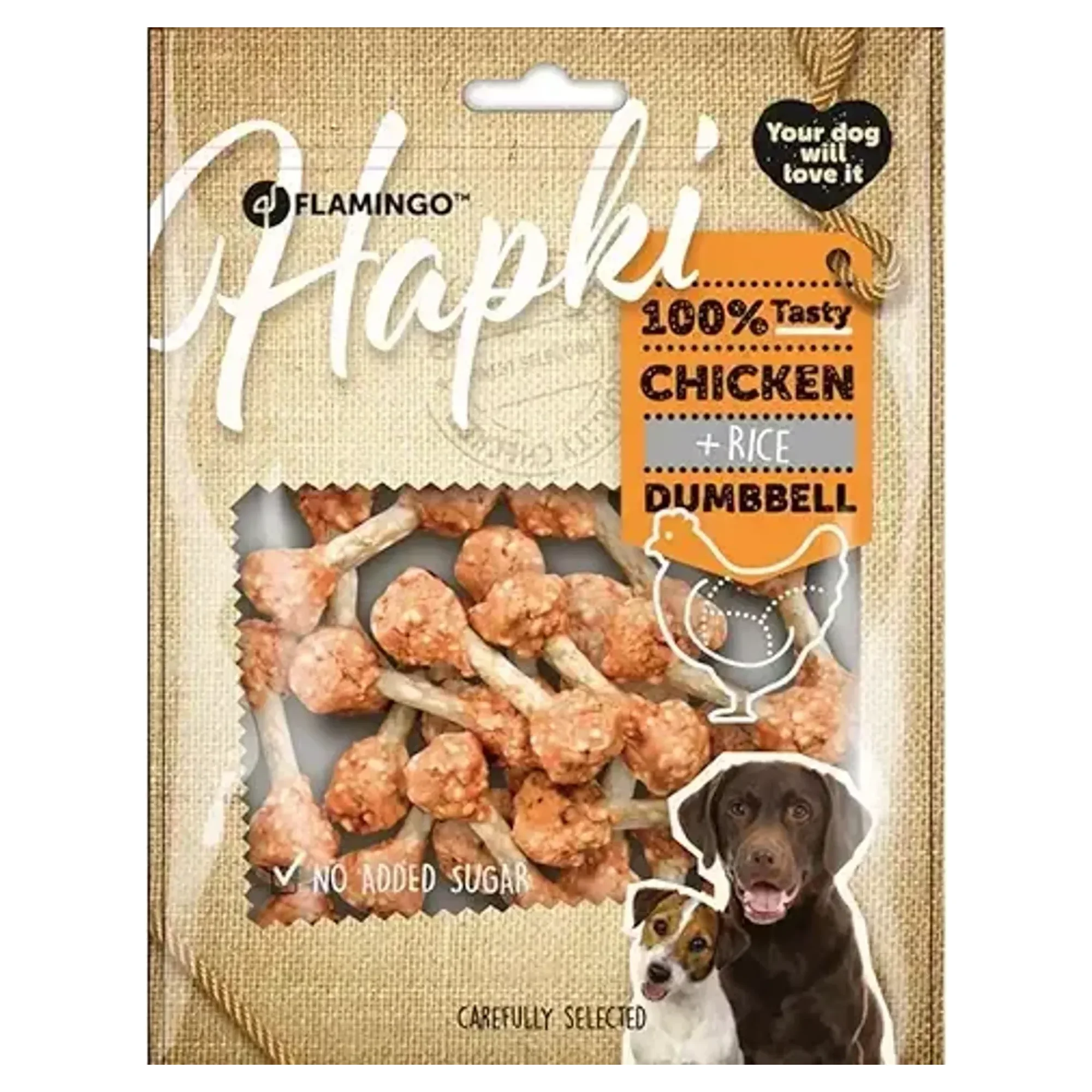 Flamingo Chick'N Tavuk & Pirinç Dumbell 150 G