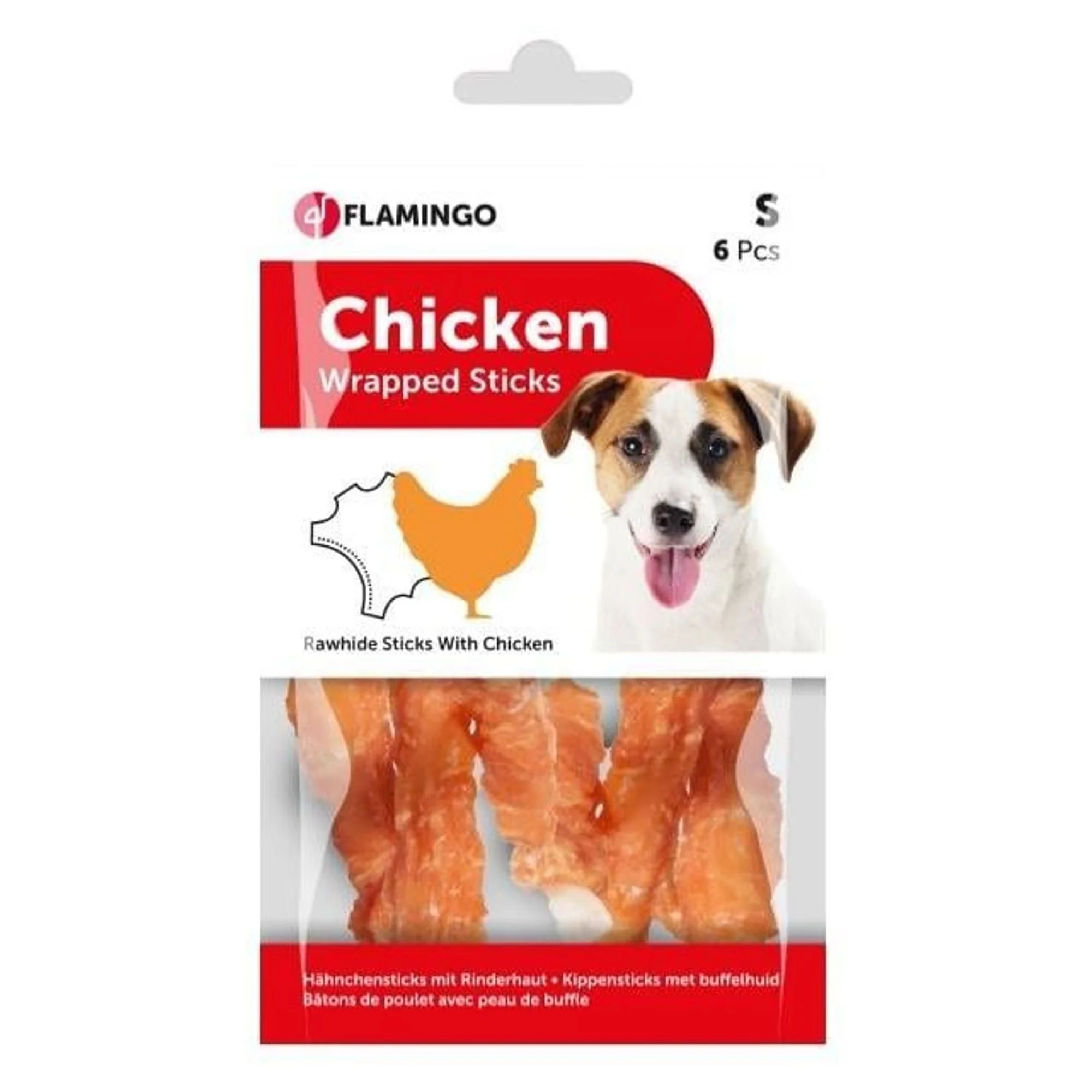 Flamingo Chick'N Wrap Çubuk 12 CM 6'Li 70 G