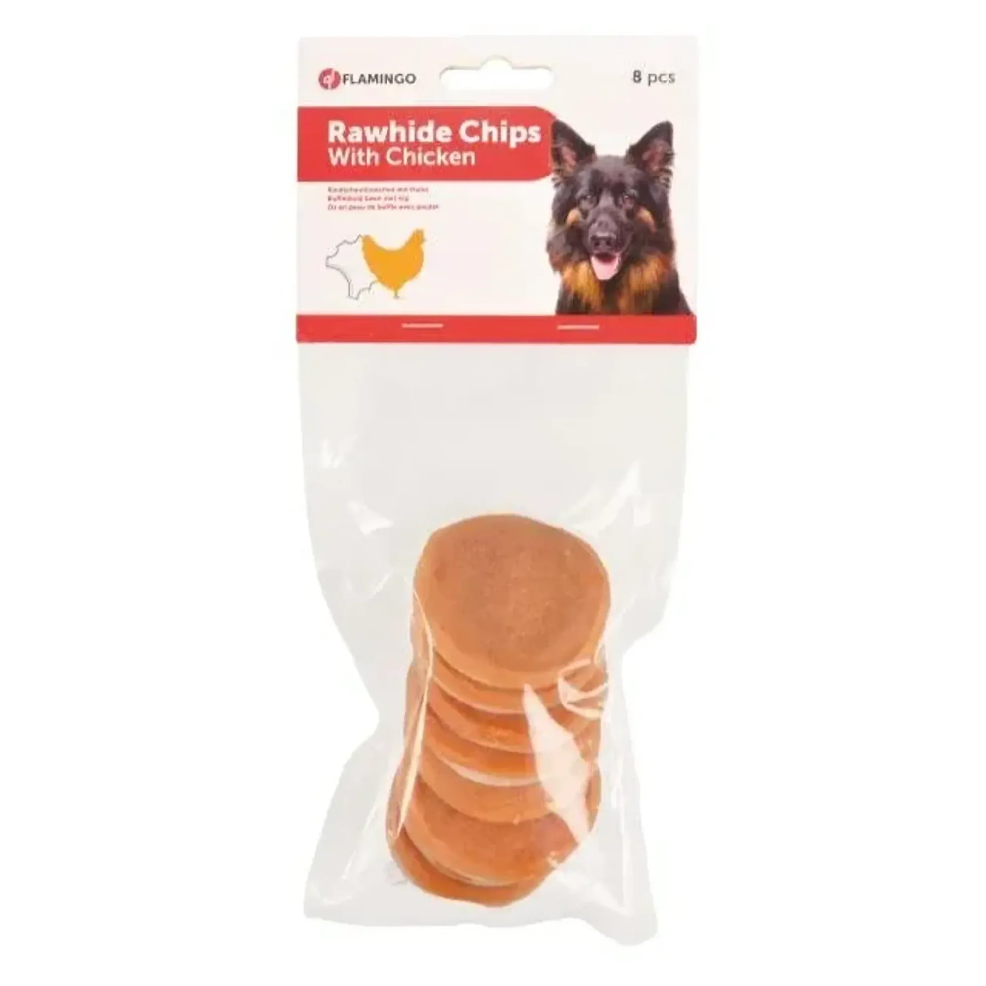 Flamingo Rawhide Tavuklu Cips 8'Li