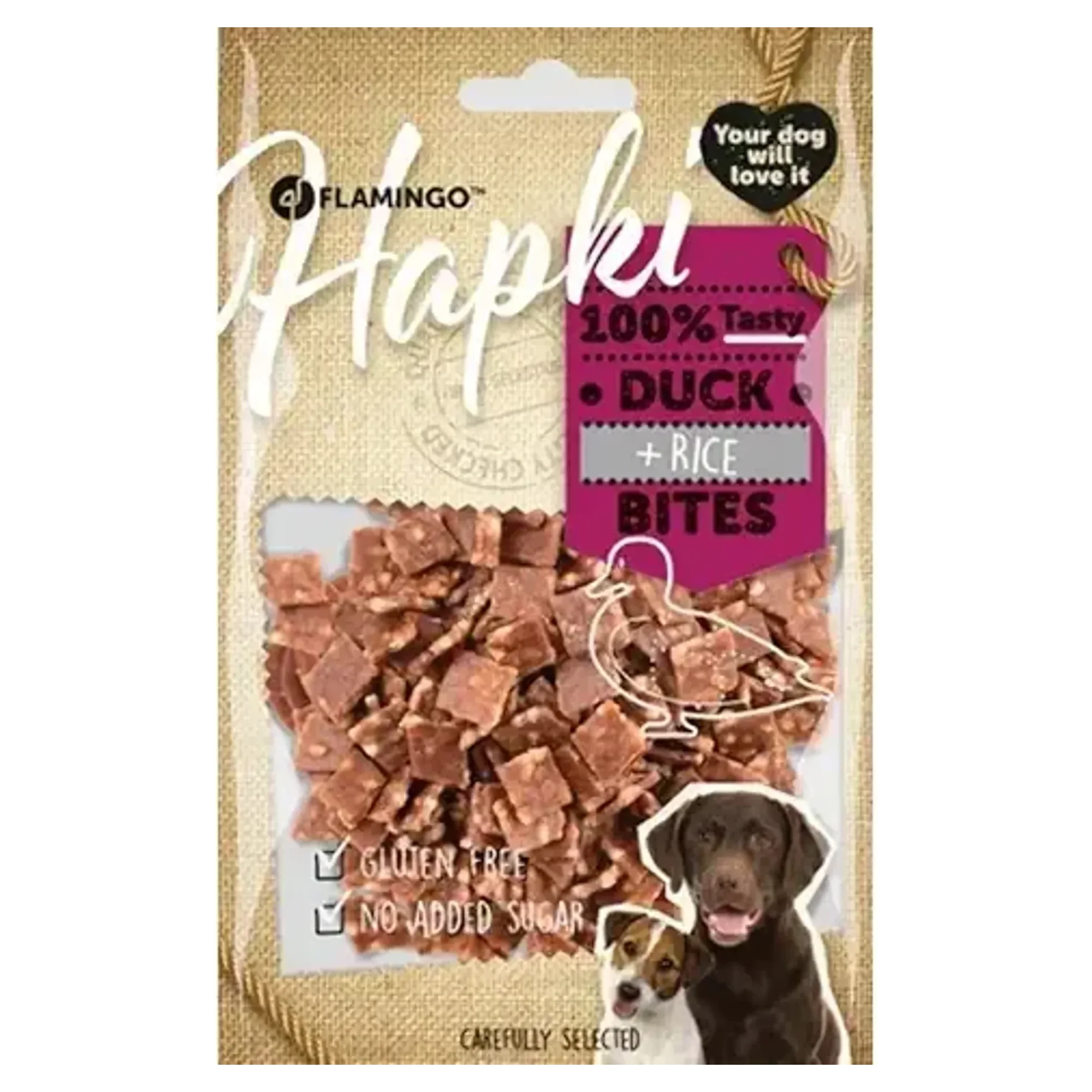Flamingo Hapki Duck & Rice Bites 85 G