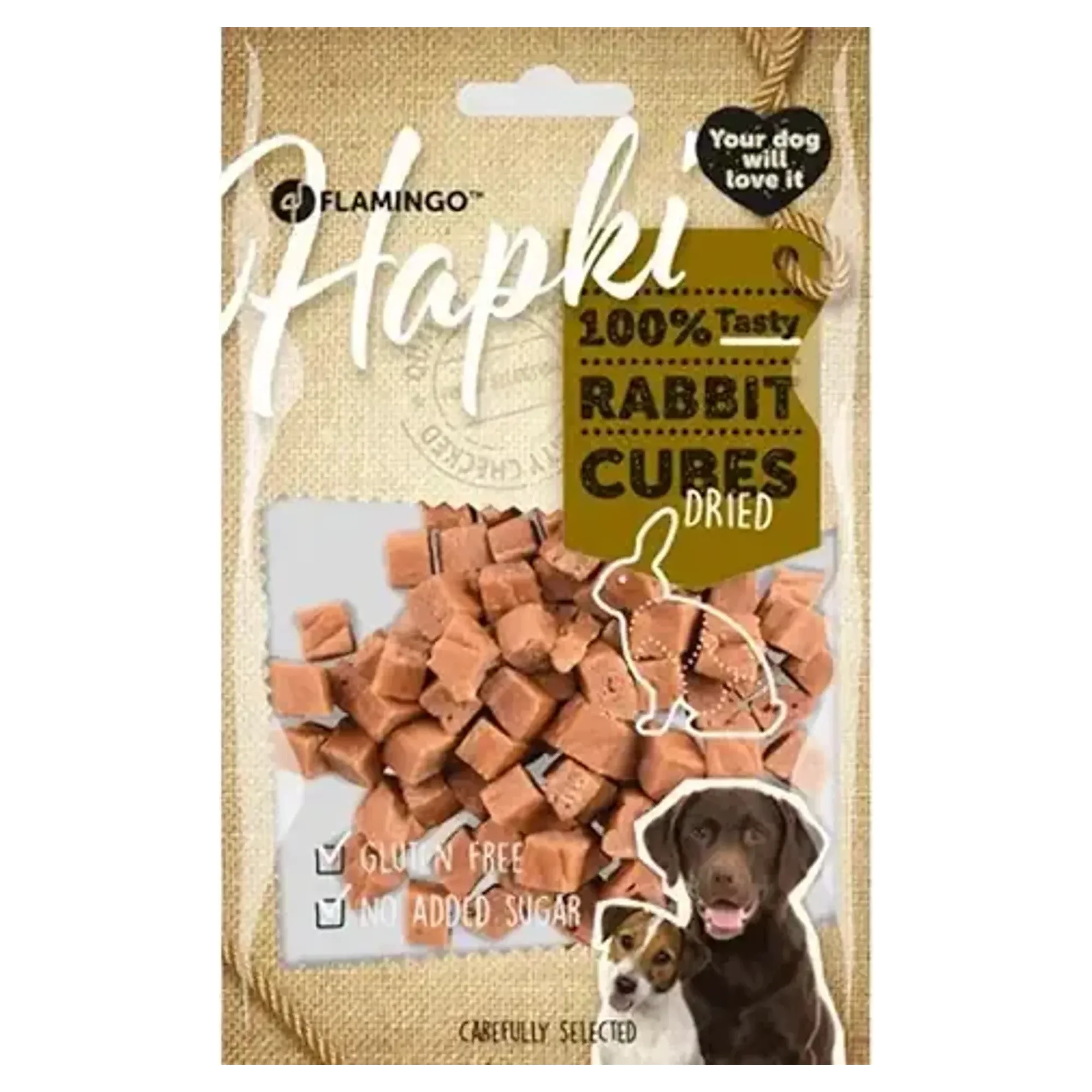 Flamingo Hapki Rabbit Cubes 85 G