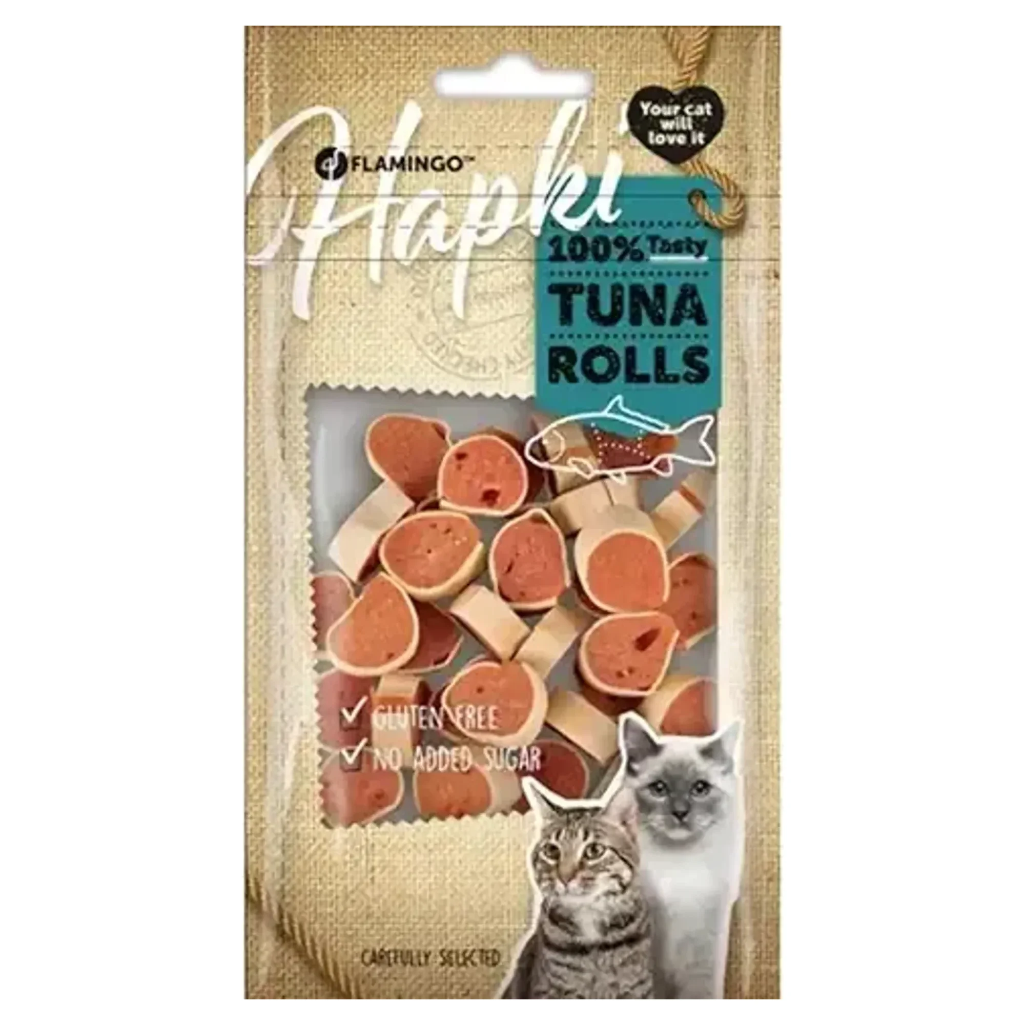 Flamingo Hapki Cat Tuna Rolls 50 G