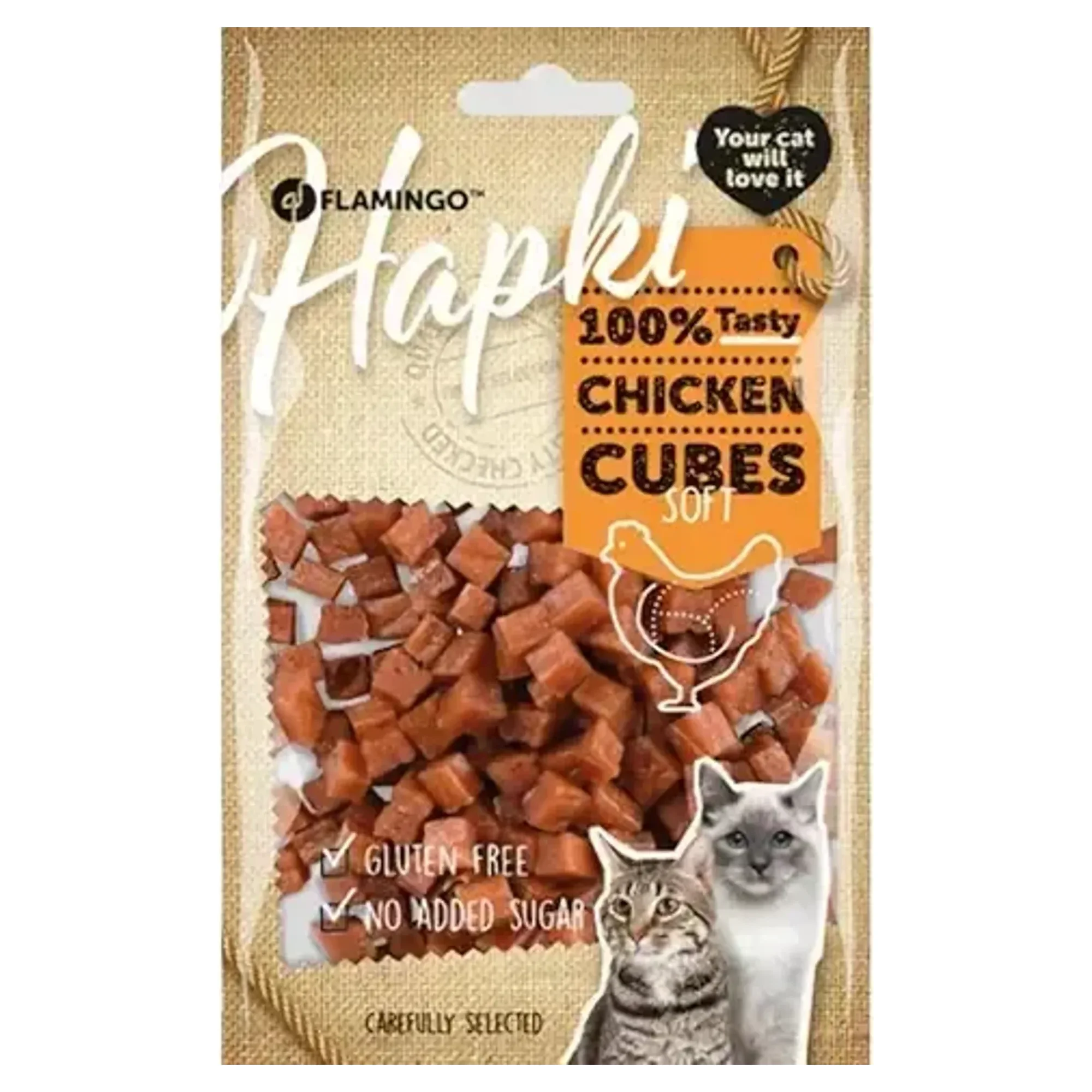 Flamingo Hapki Cat Soft Chicken Küp 85 G