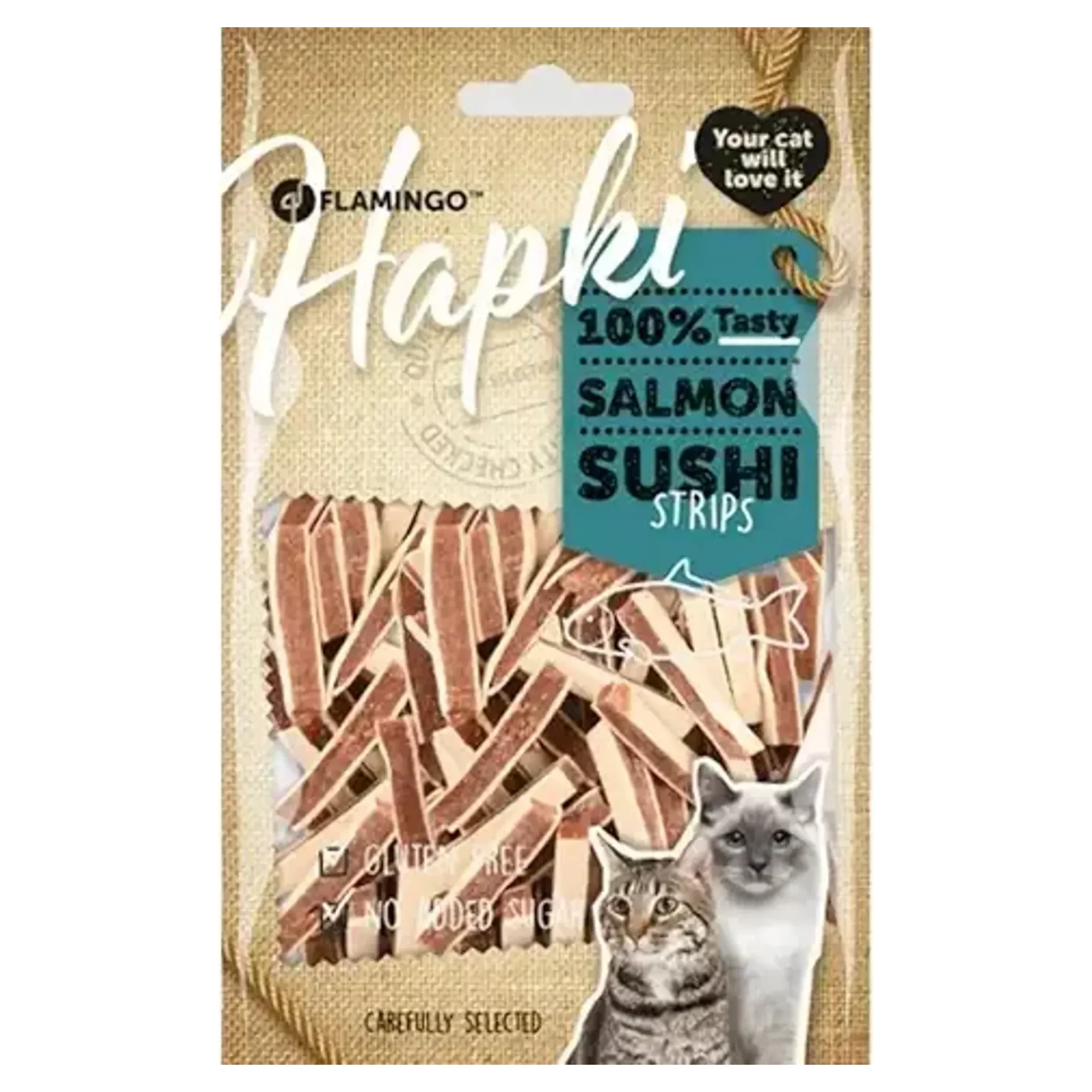 Flamingo Hapki Cat Tuz & Sushi Strips 85 G