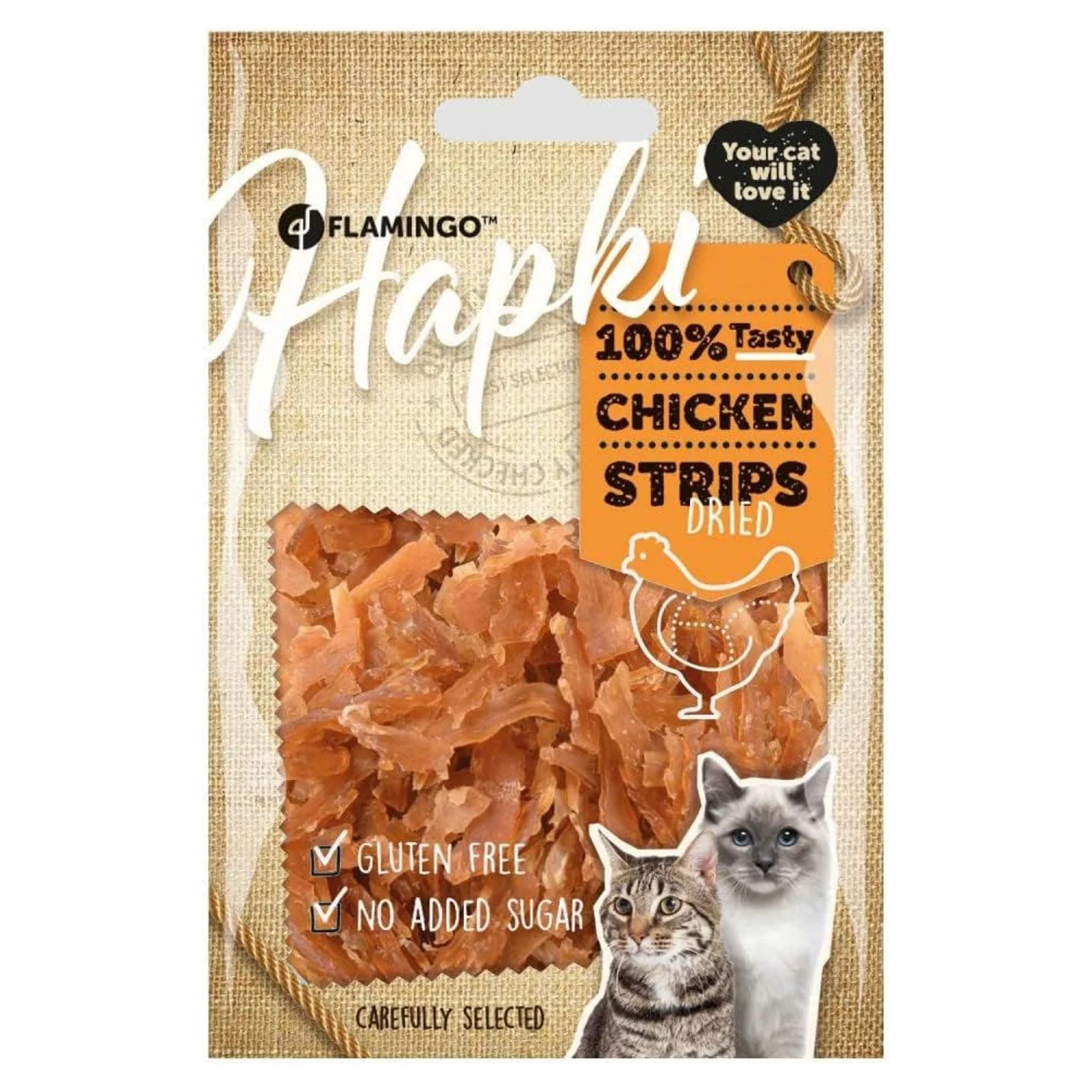 Flamingo Hapki Tavuklu Şerit Kedi Ödülü 50 G