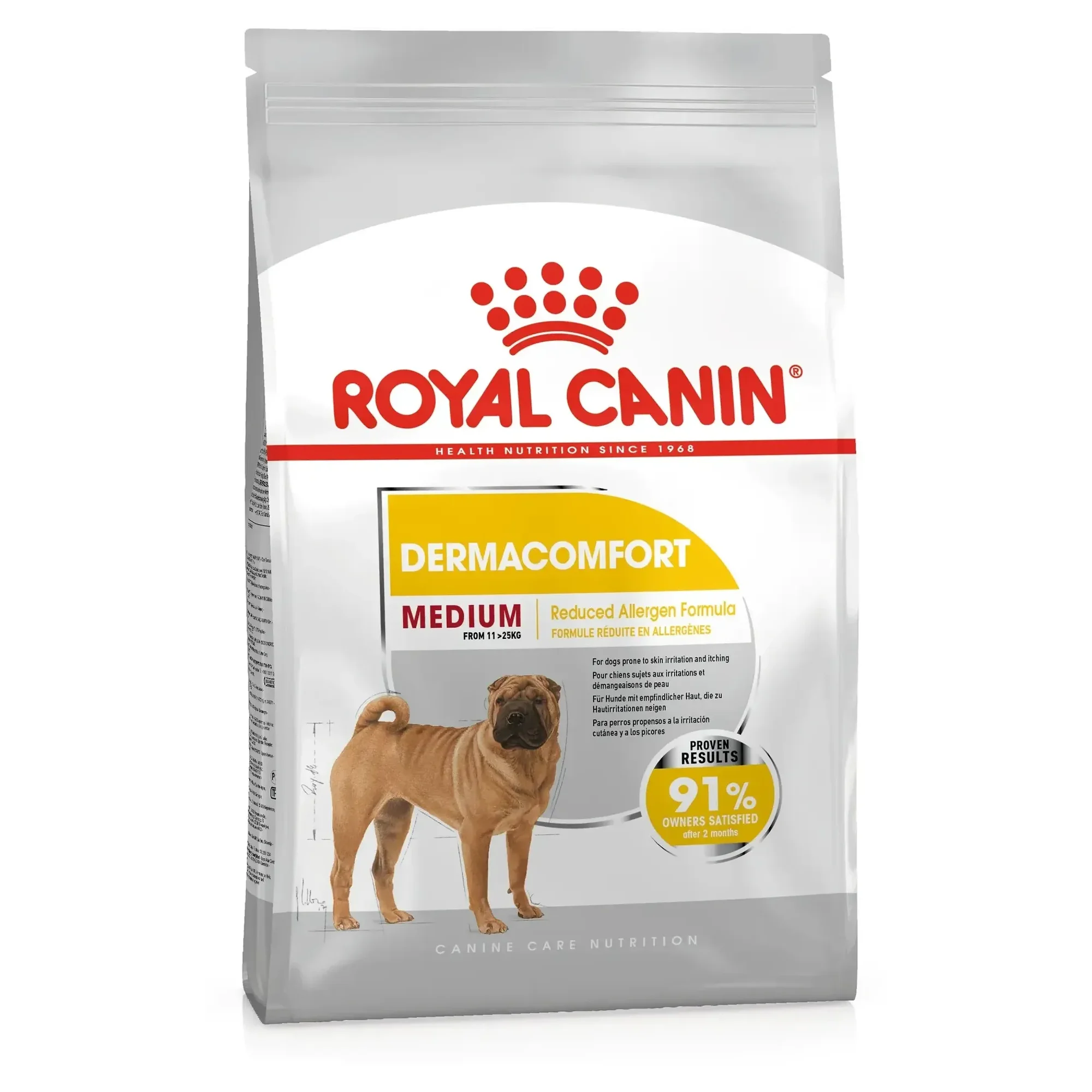 Royal Canin Medium Dermacomfort Deri ve Tüy Sağlığı için Orta Irk Yetişkin Köpek Maması 12 KG