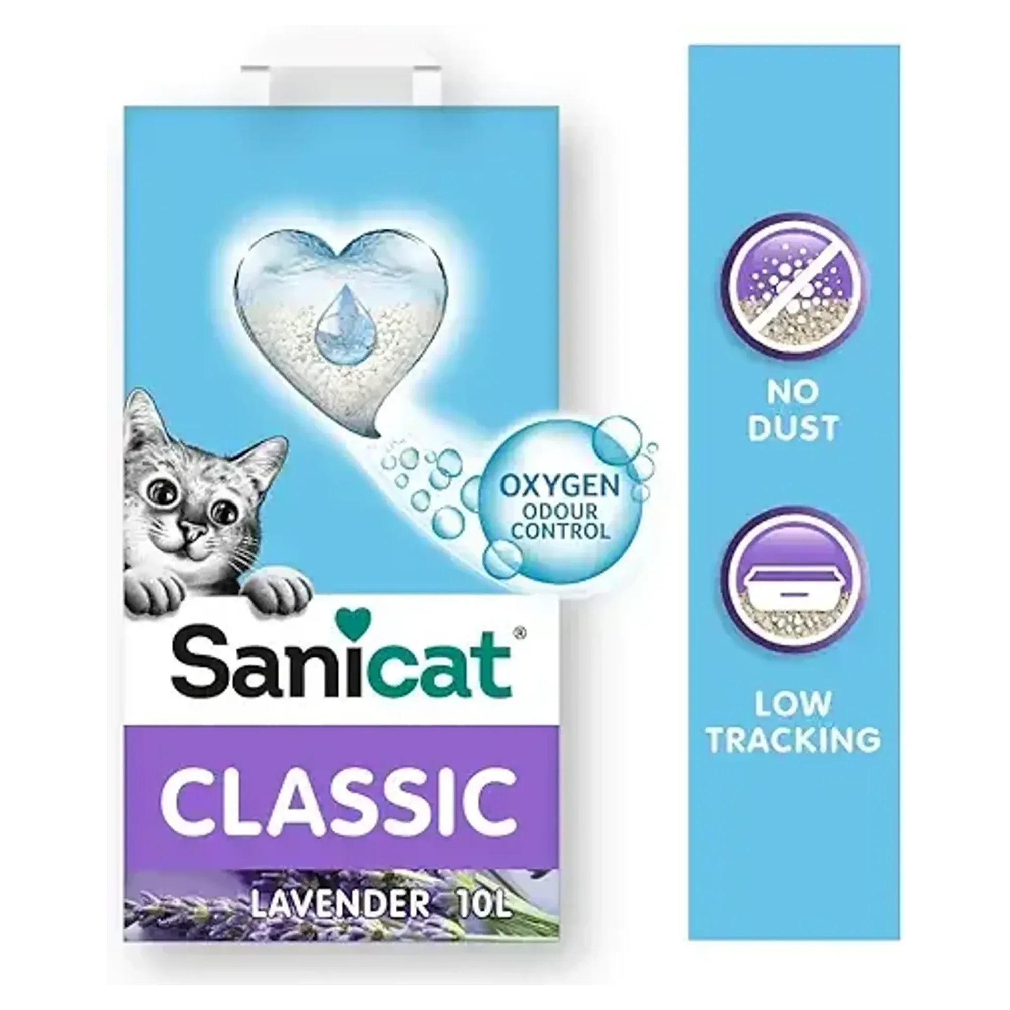 Sanicat Classic Lavender Lavanta Kokulu Kedi Kumu 10L