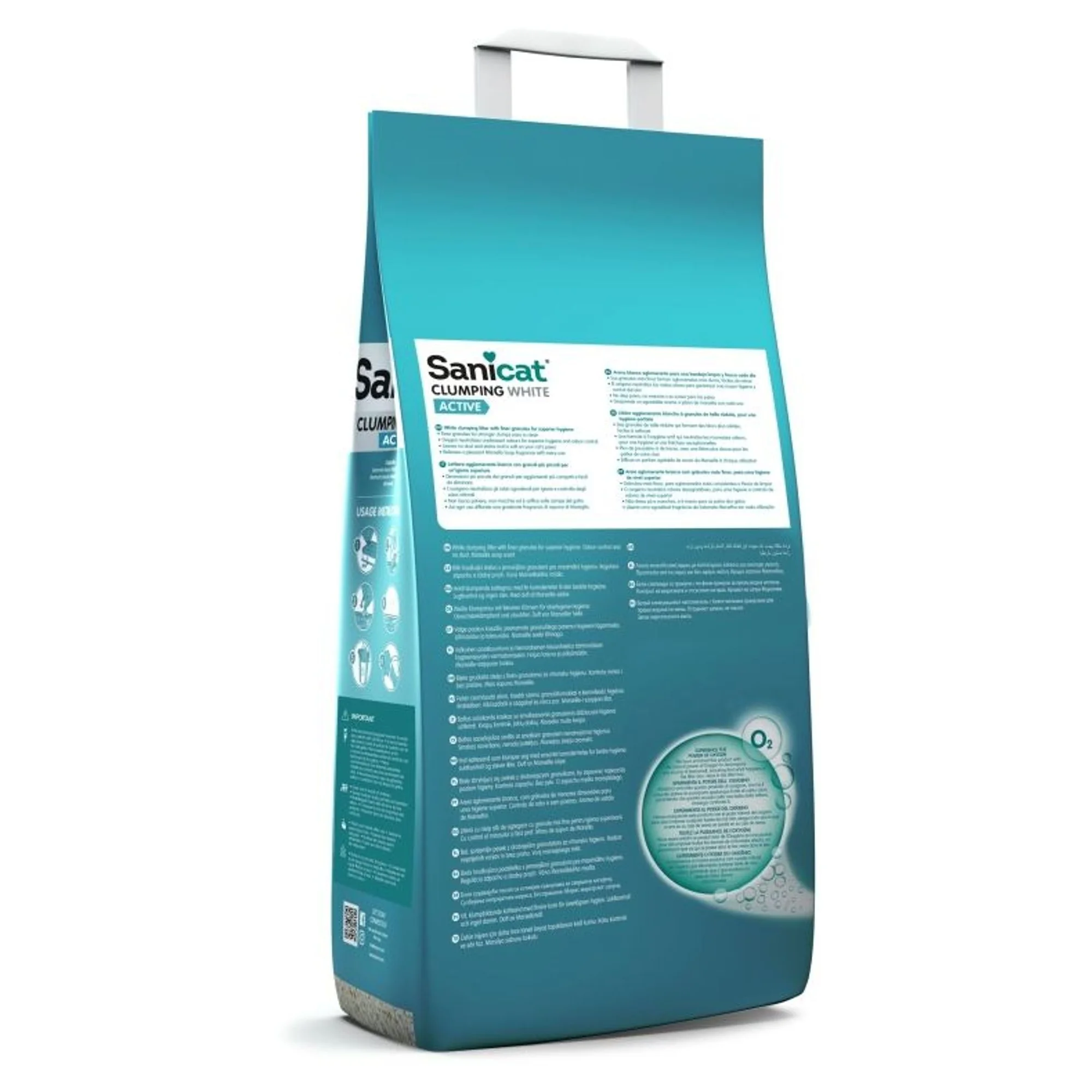 Sanicat Active Marsilya Sabunu Kokulu Kedi Kumu 10L — Aktif Karbon, 9.1 kg — Görsel 2