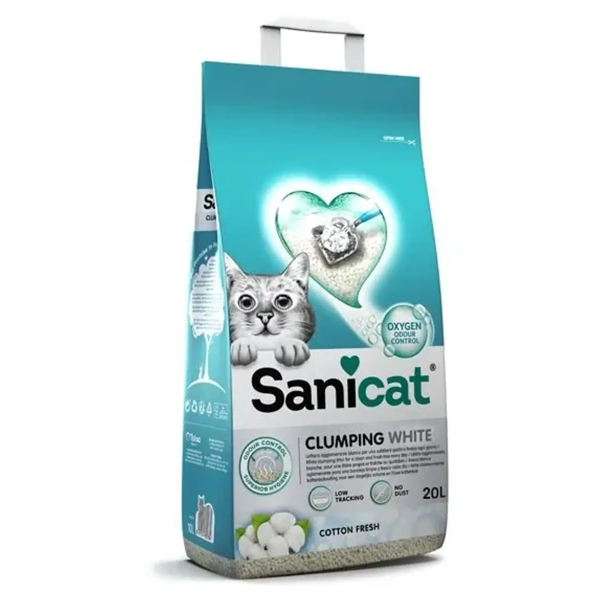 Sanicat Clumping Cotton Fresh Topaklanan Kedi Kumu 20L