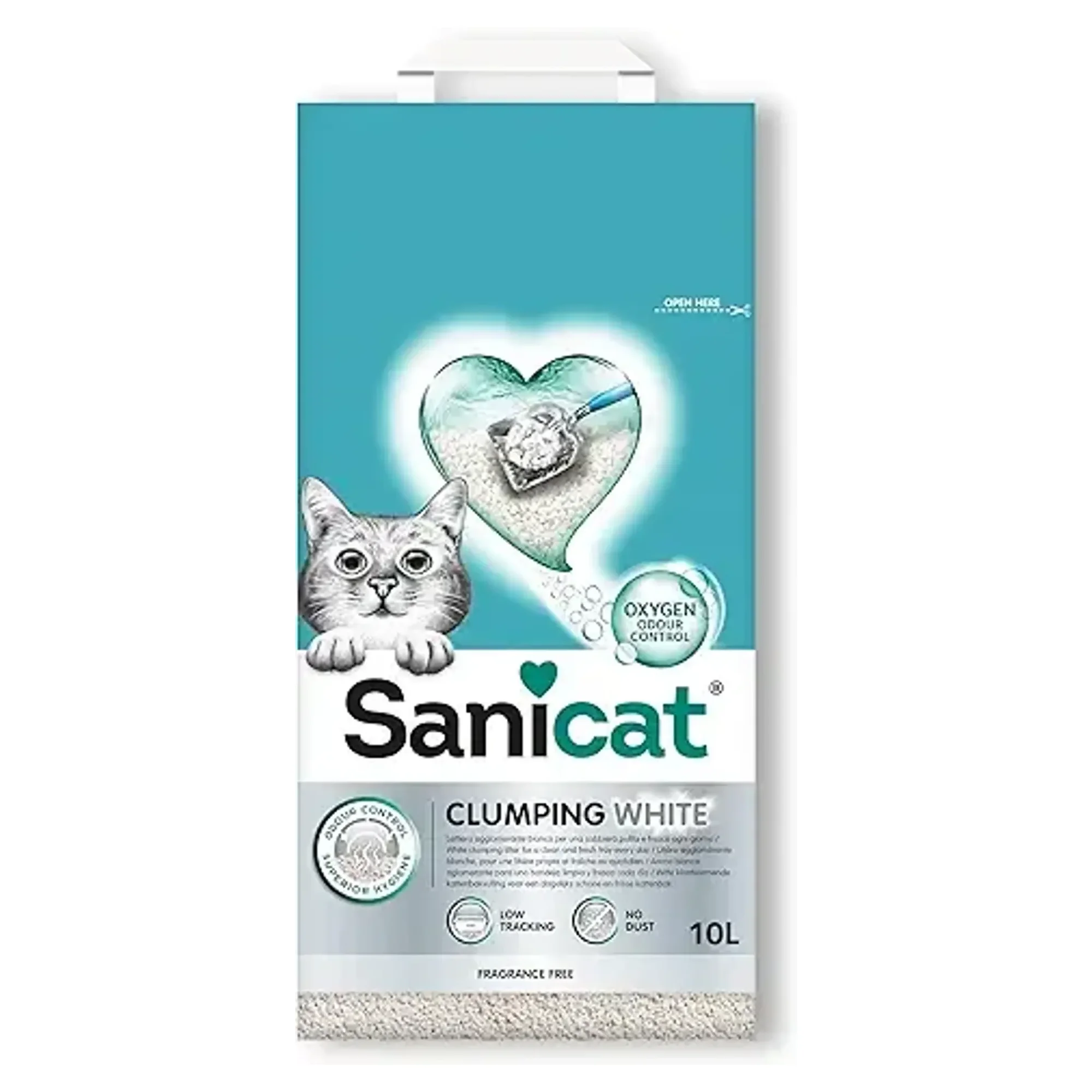Sanicat Clumping White Kedi Kumu 10L