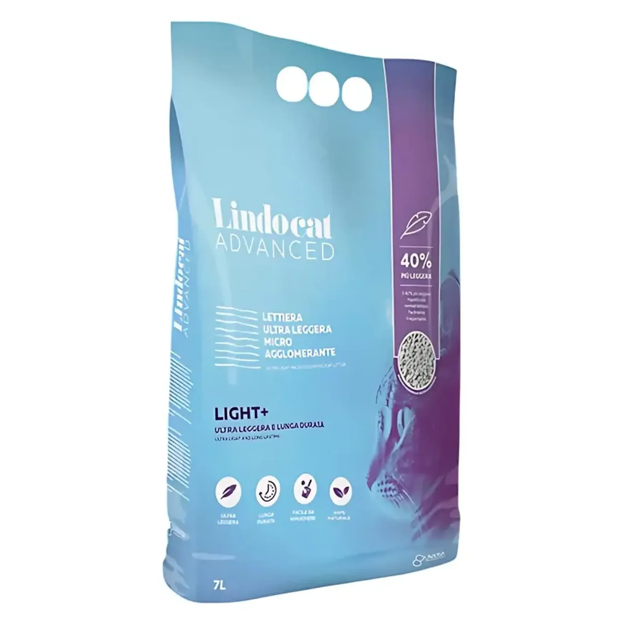 Lindocat Lindocat Advanced Light Ultra Hafif Topaklanan Kedi Kumu 7 L