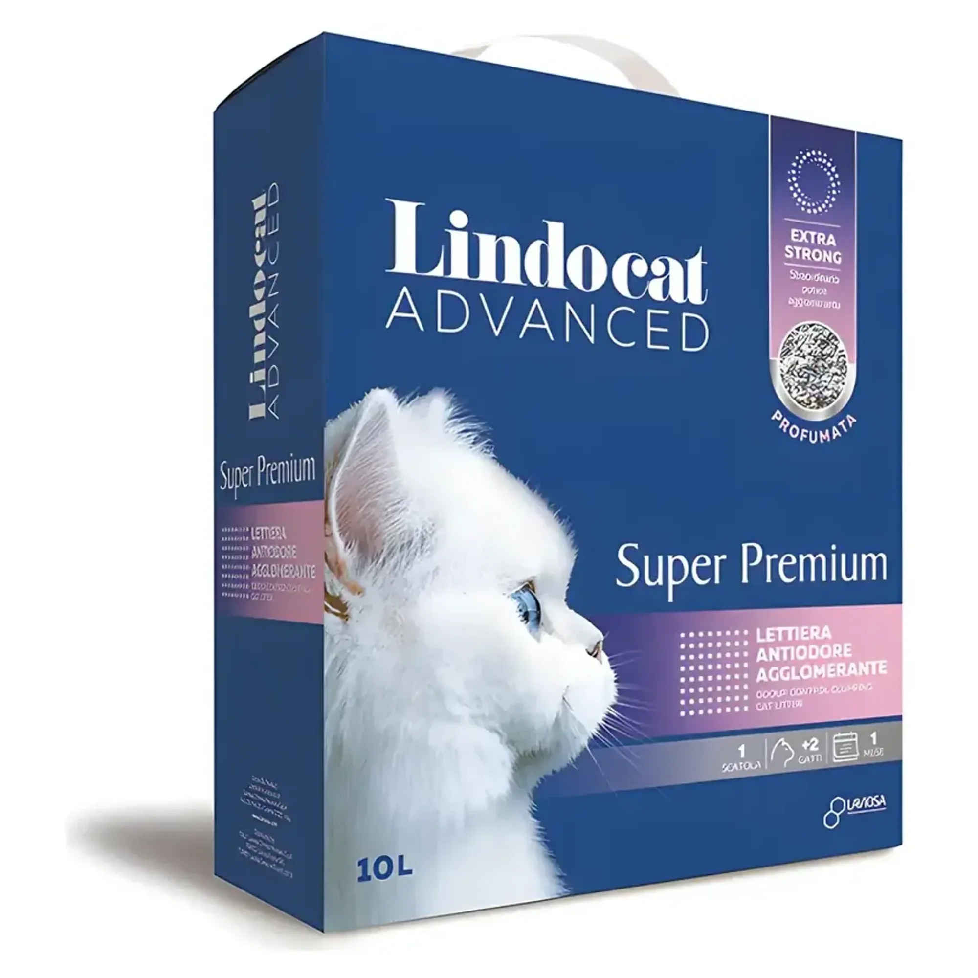Lindocat Lindocat Advanced Super Premium Extra Güçlü Kokulu Topaklanan Kedi Kumu 10L