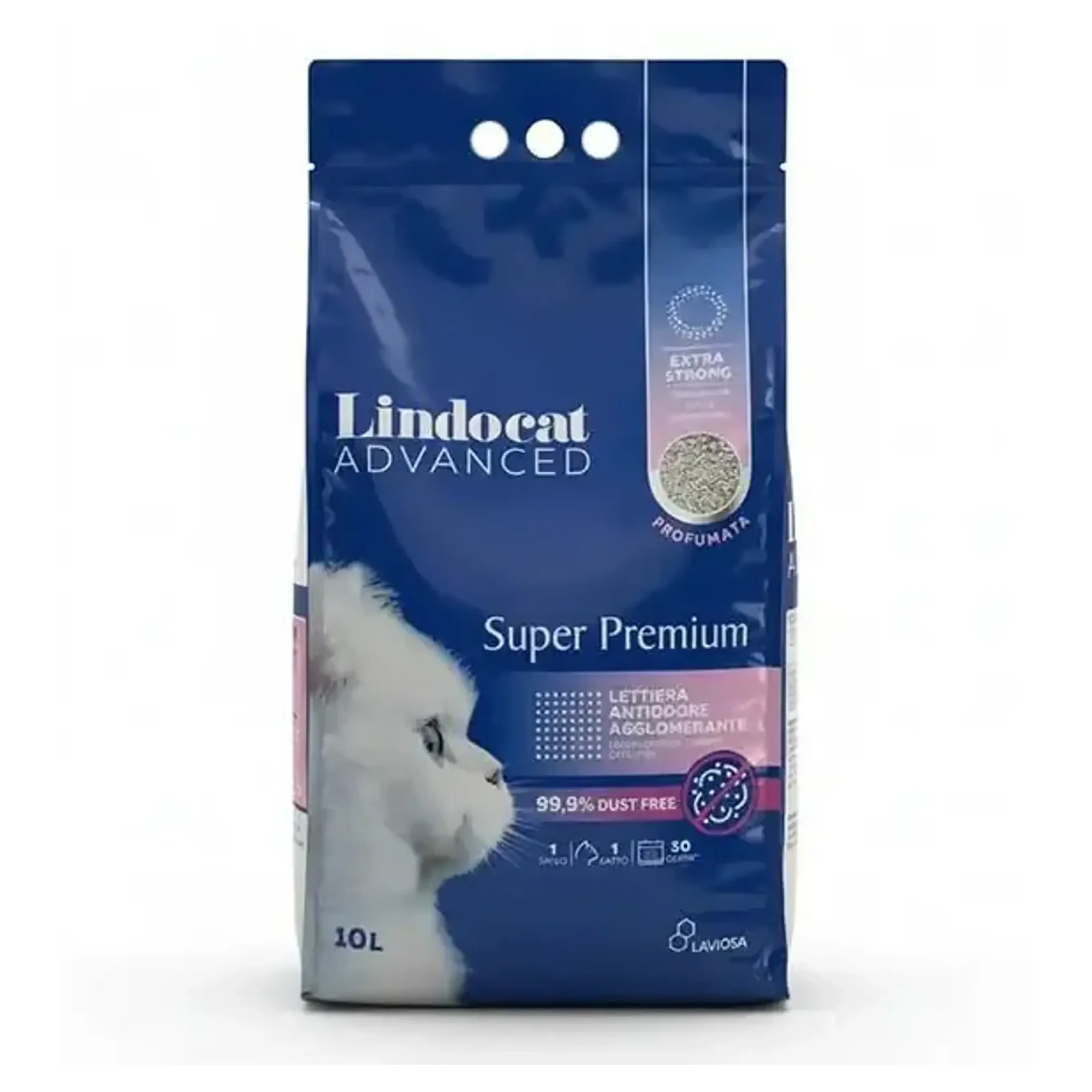 Lindocat Lindocat Super Premium Extra Güçlü Topaklanan Bebek Pudrası Kokulu Bentonit Kedi Kumu 10 L