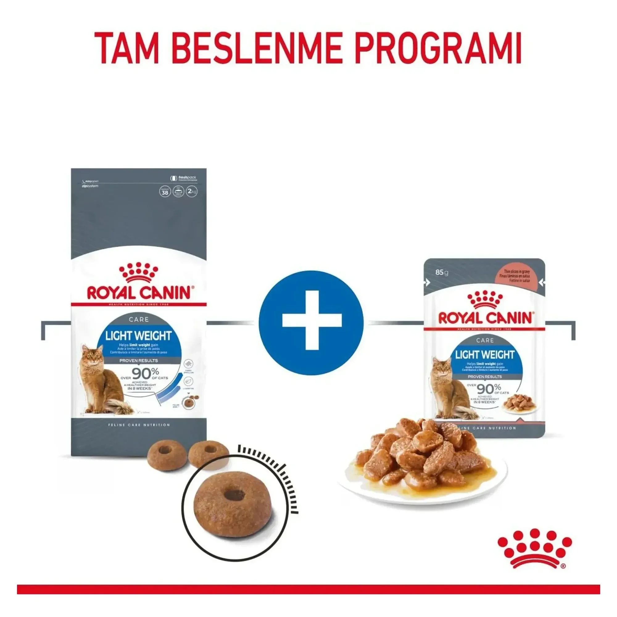 Royal Canin Royal Canin Light Weight Diyet Yetişkin Kedi Maması 8 KG — 8.2 kg — Görsel 4