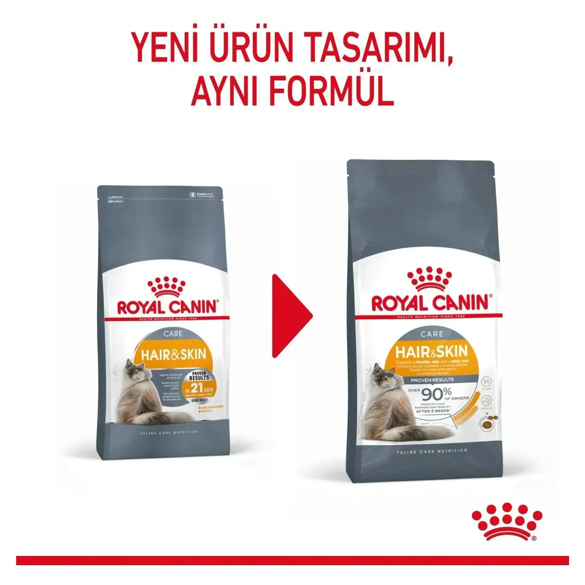 Royal Canin Royal Canin Hair Skin Hassas Tüylü Yetişkin Kedi Maması 4 KG — Hassas Deri, 4.1 kg — Görsel 5