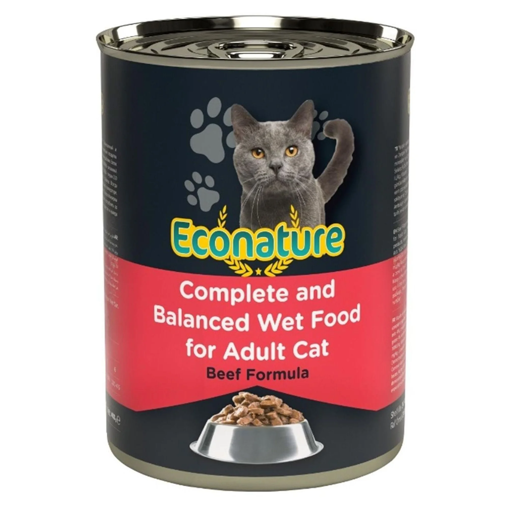 Econature Beef Formula Sığır Etli Yetişkin Kedi Konservesi 400 G