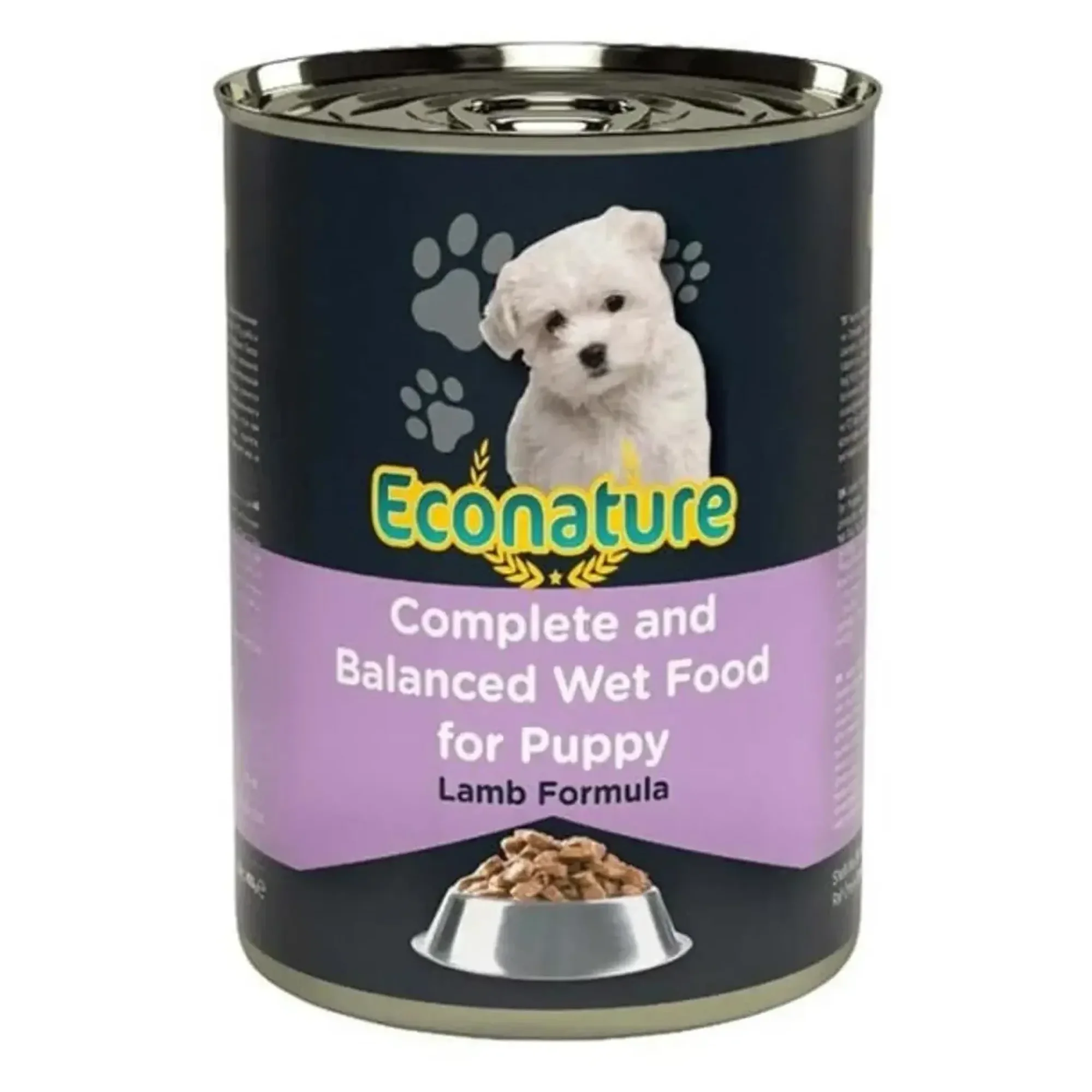 Econature Lamb Formula Kuzu Etli Yavru Köpek Konservesi 400G