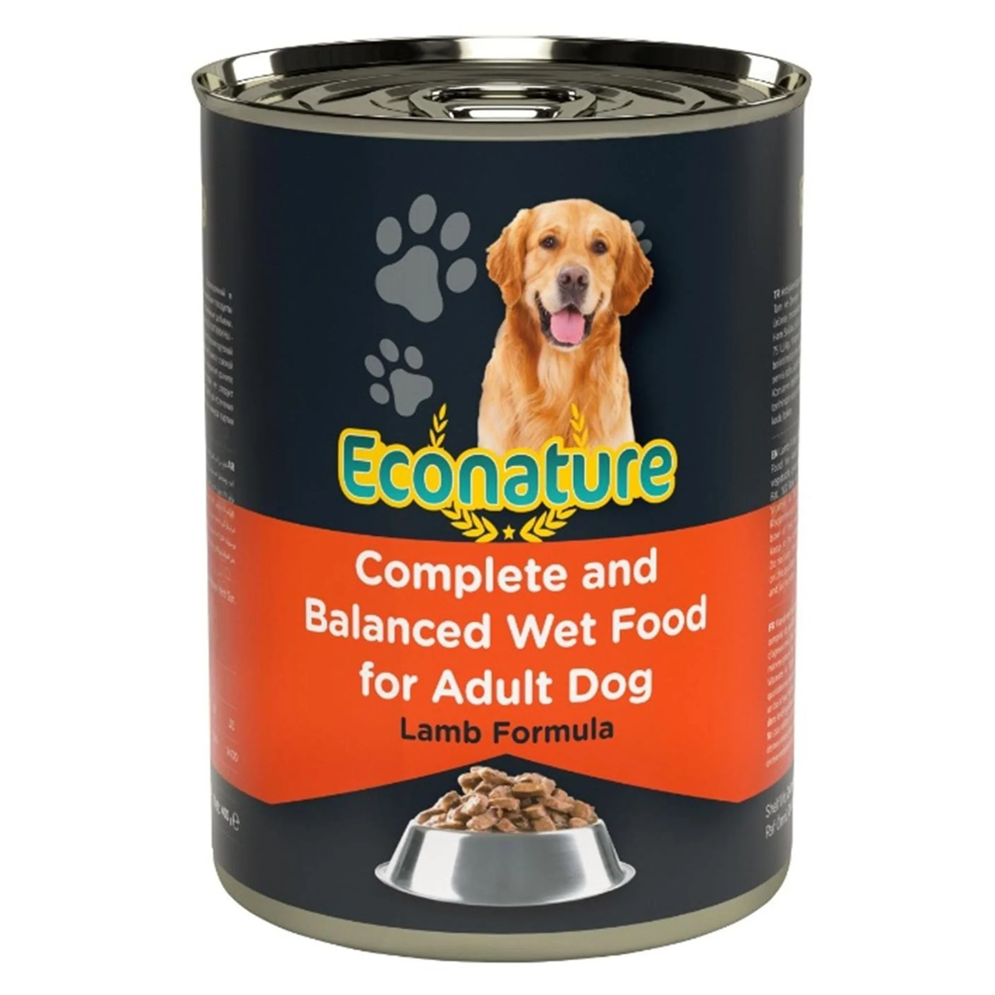 Econature Beef Formula Kuzu Etli Yetişkin Köpek Konservesi 400G