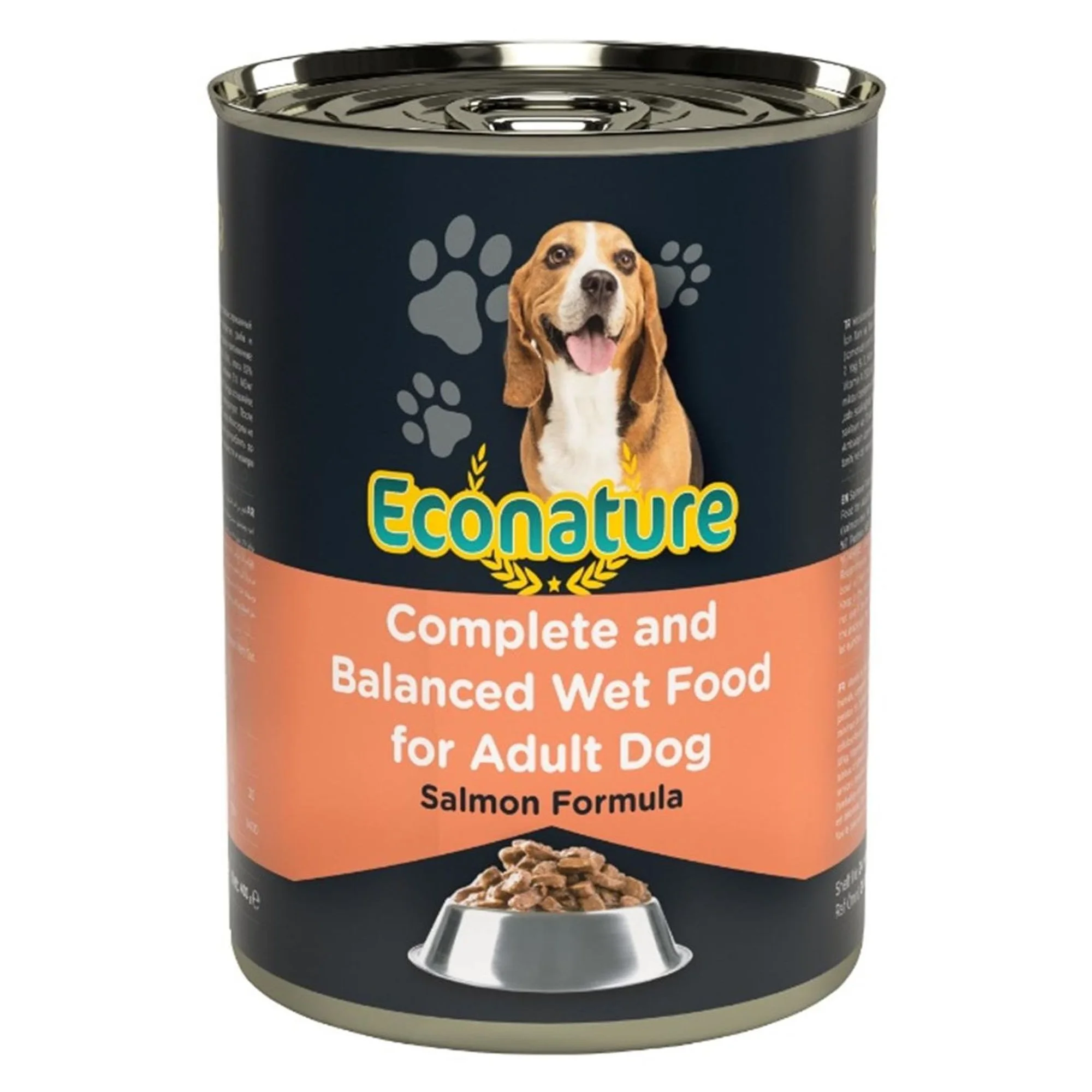 Econature Salmon Formula Somonlu Yetişkin Köpek Konservesi 400G