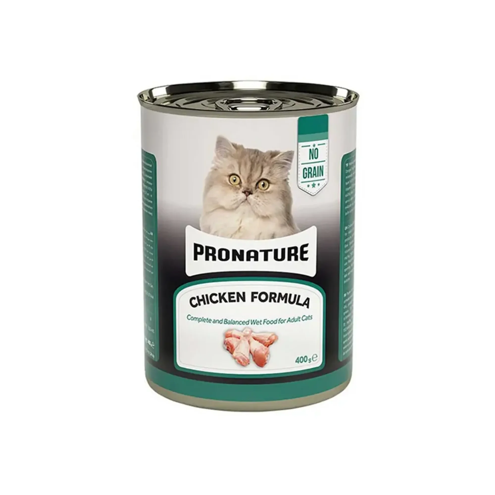 Pronature Tahılsız Yetişkin Yaş Kedi Maması (Adult) Ezme Tavuk Etli 400G