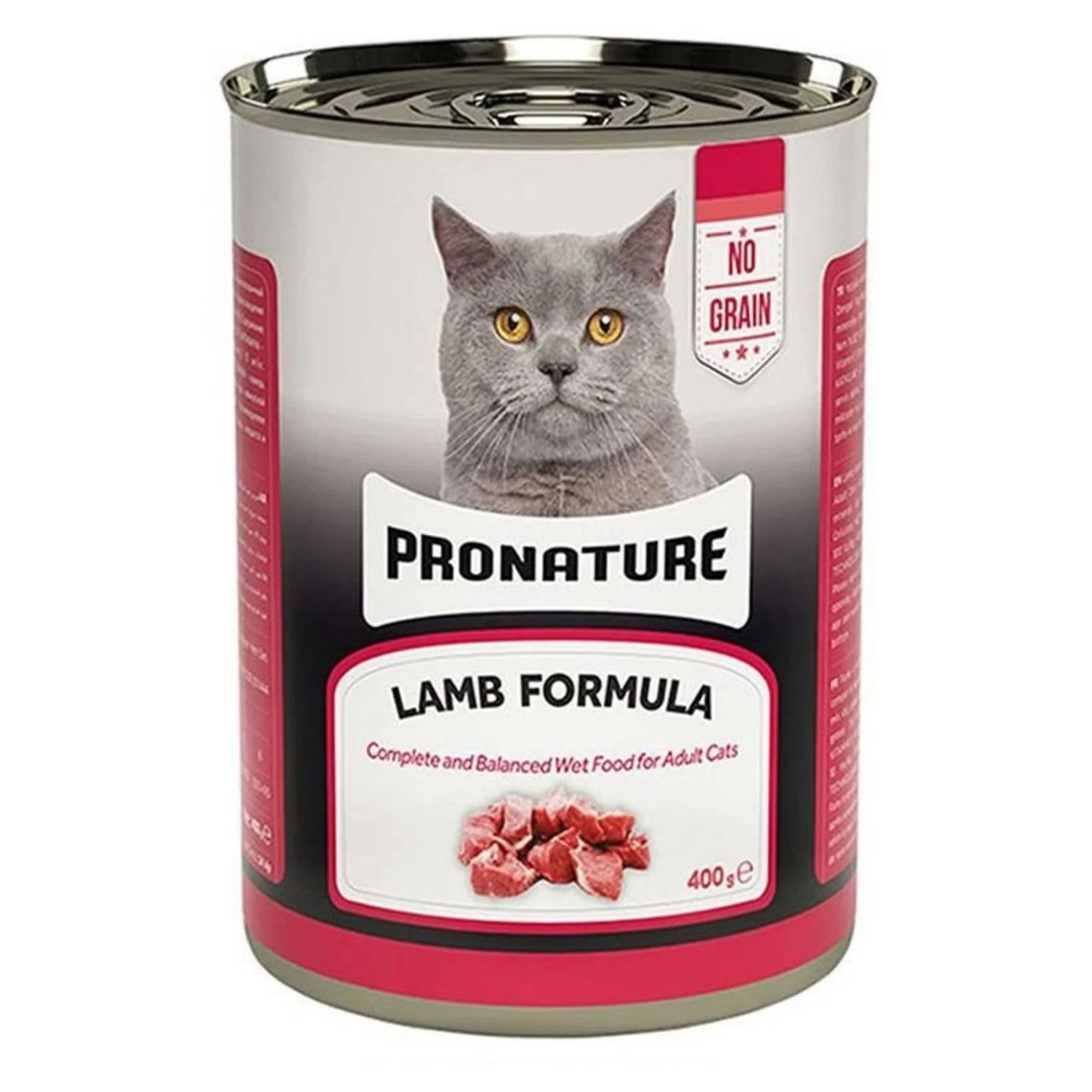 Pronature Pronature Tahılsız Yetişkin Yaş Kedi Maması (Adult) Ezme Kuzu Etli 400G