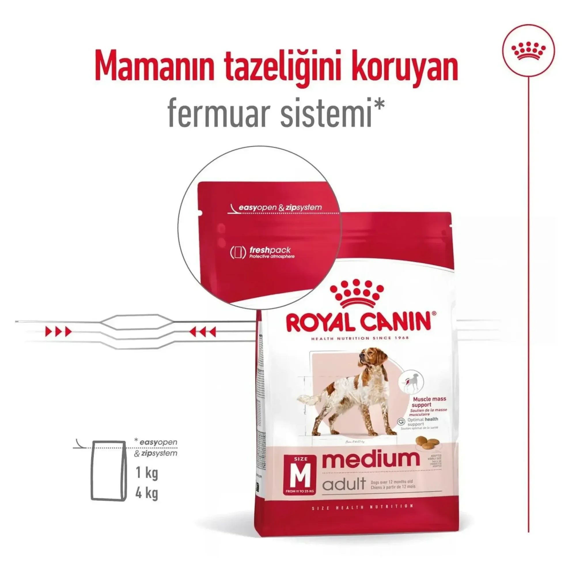Royal Canin Royal Canin Medium Adult Orta Irk Yetişkin Köpek Maması 15KG — Normal, 15.3 kg — Görsel 4