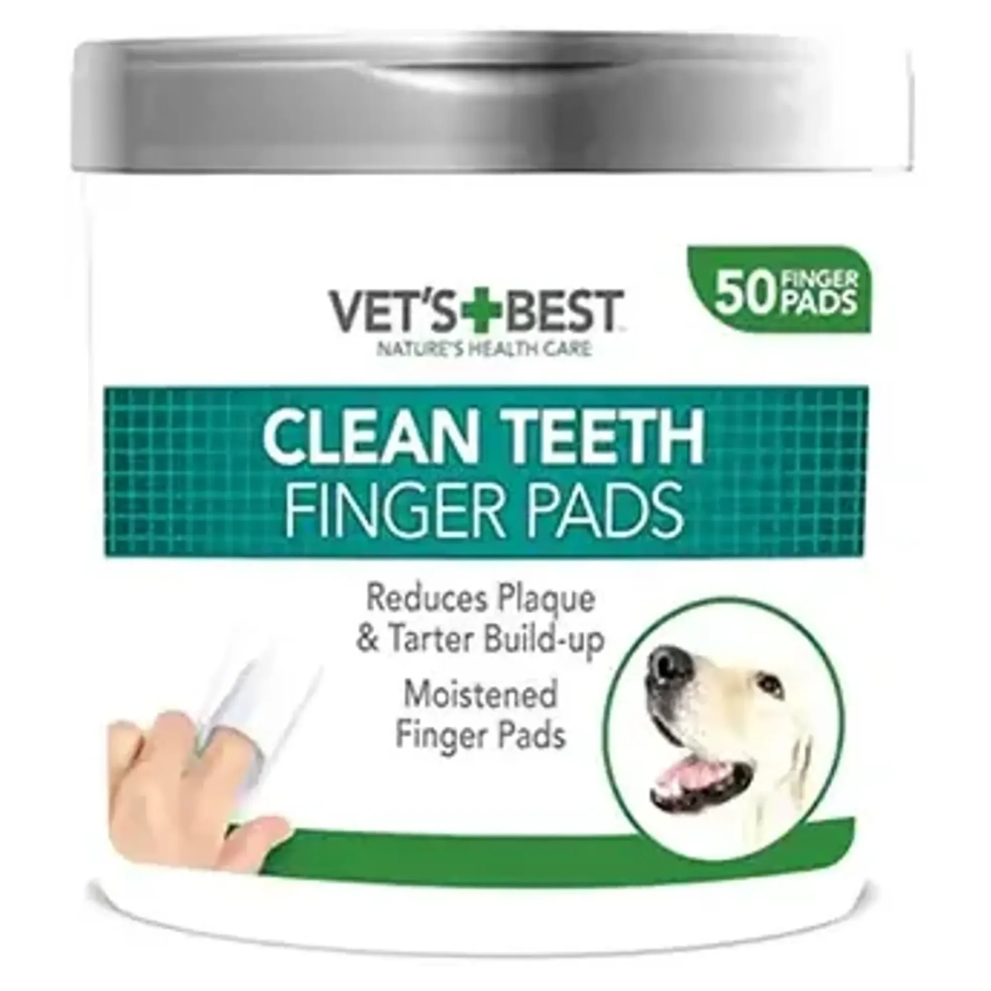 Vet's Best Vet's Best Köpek Diş Temizleme Parmak Pedi 50 Adet