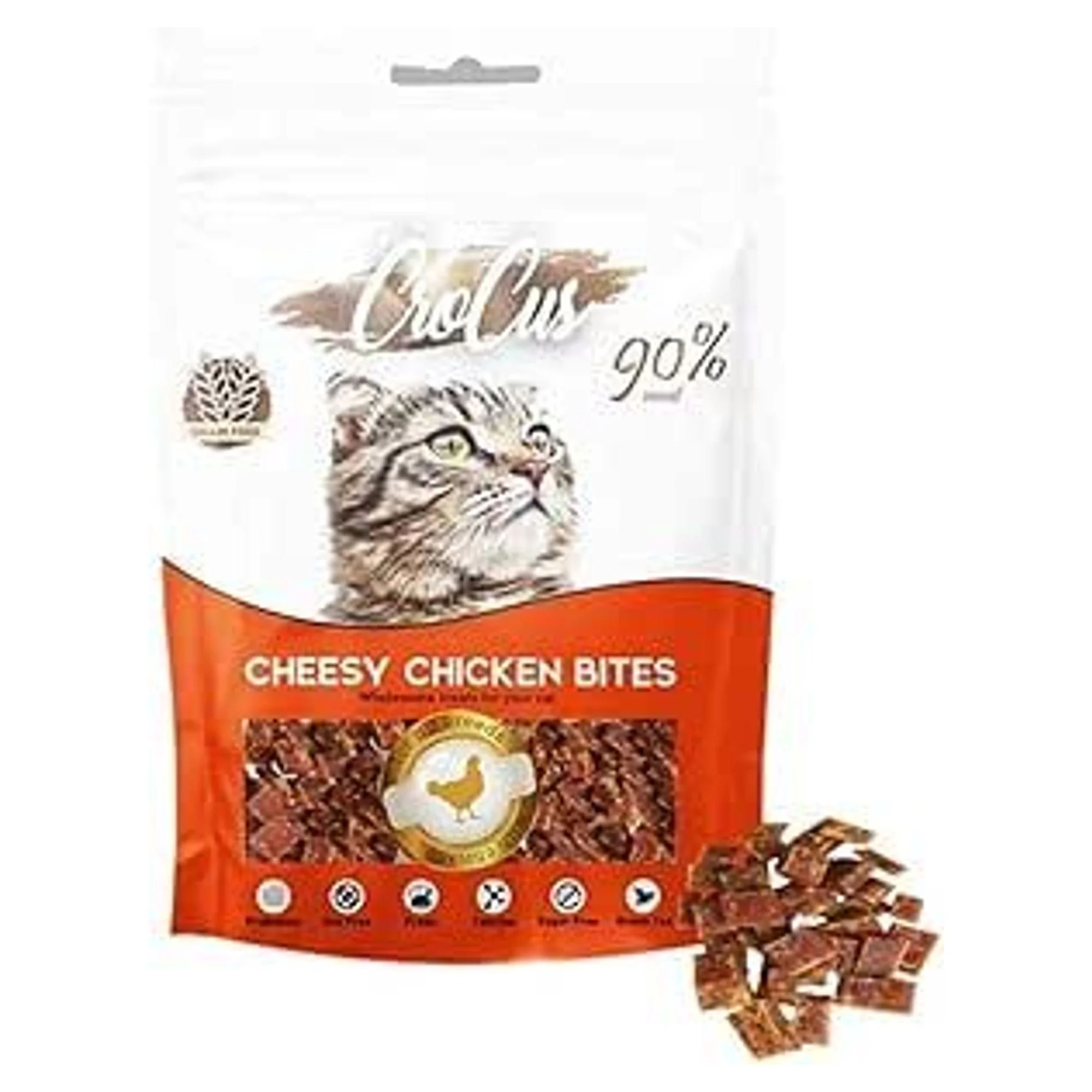 Crocus Chessy Chicken Bites Tahılsız Tavuklu Kedi Ödülü 80 G
