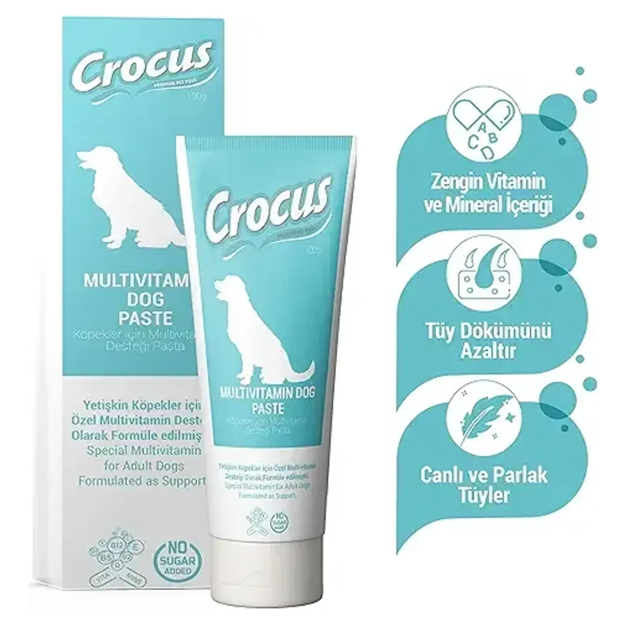 Crocus Multivitaminli Köpek Macun 100 G