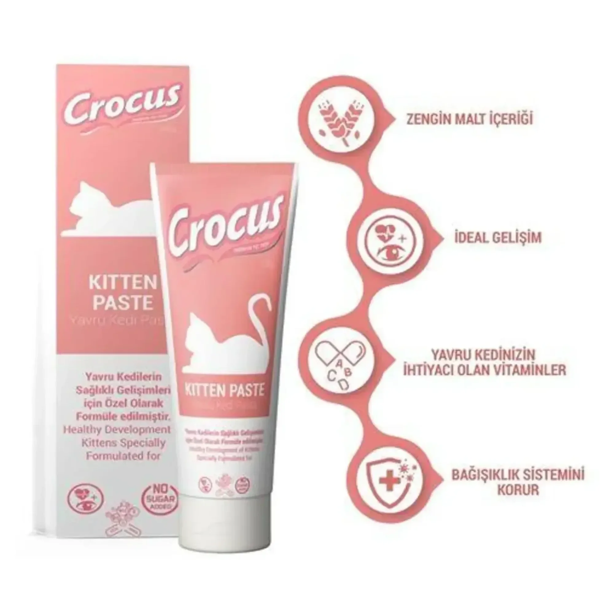Crocus Gelişim Destekleyici Yavru Kedi Macunu 100 G