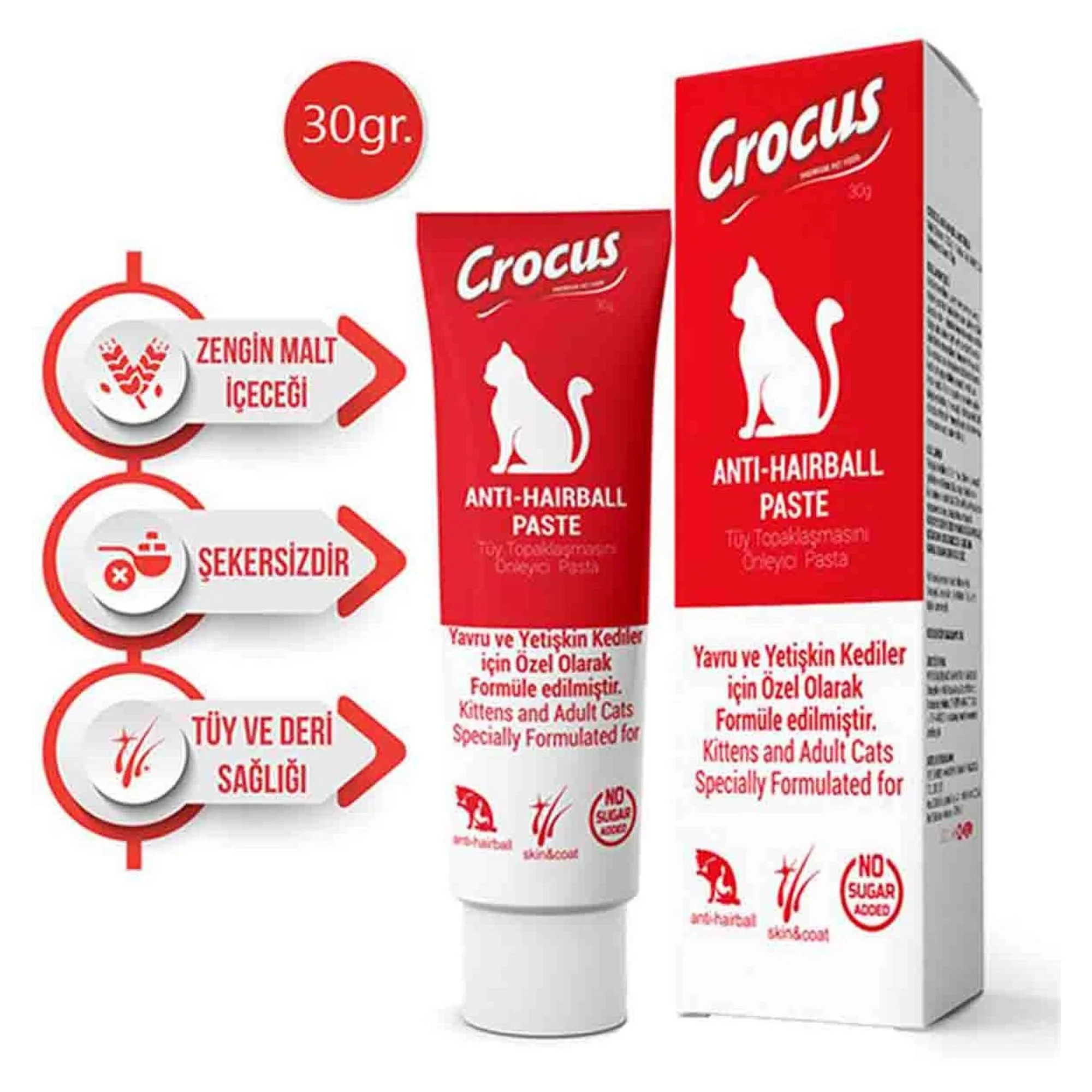 Crocus Anti Hairball Kedi Macunu 30 G