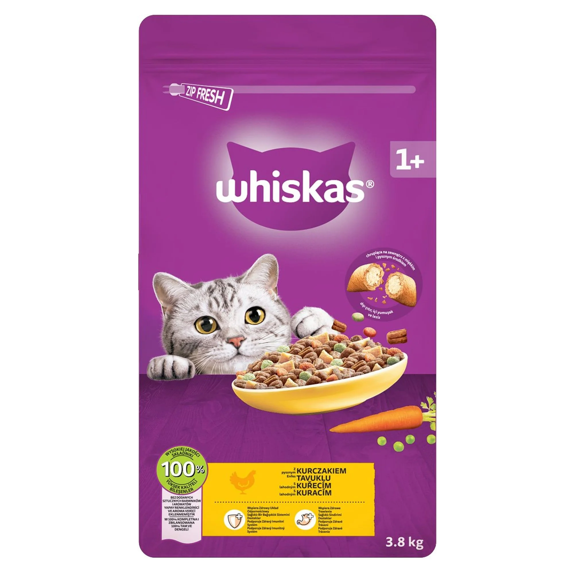 Whiskas Tavuklu Yetişkin Kedi Maması 3.8 KG