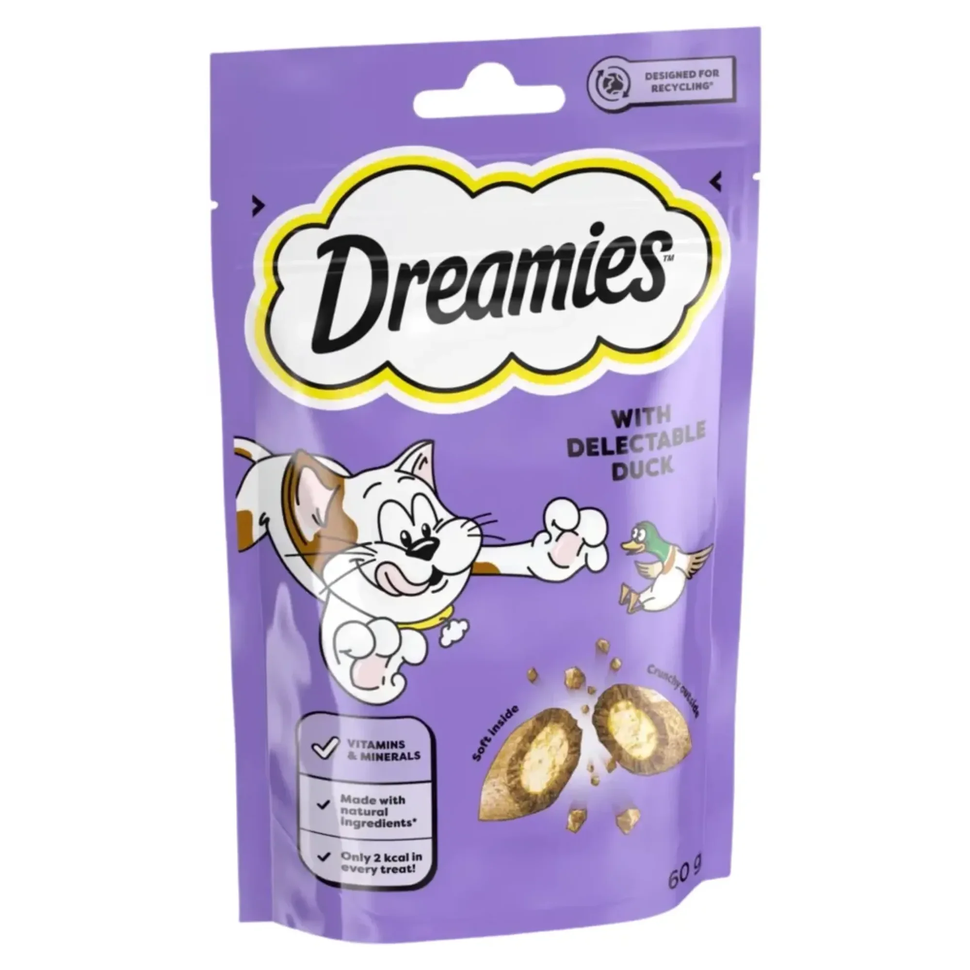 Dreamies Dreamies Ördekli Yetişkin Kedi Dolgulu Ödül Maması 60 G — 70 g — Görsel 2