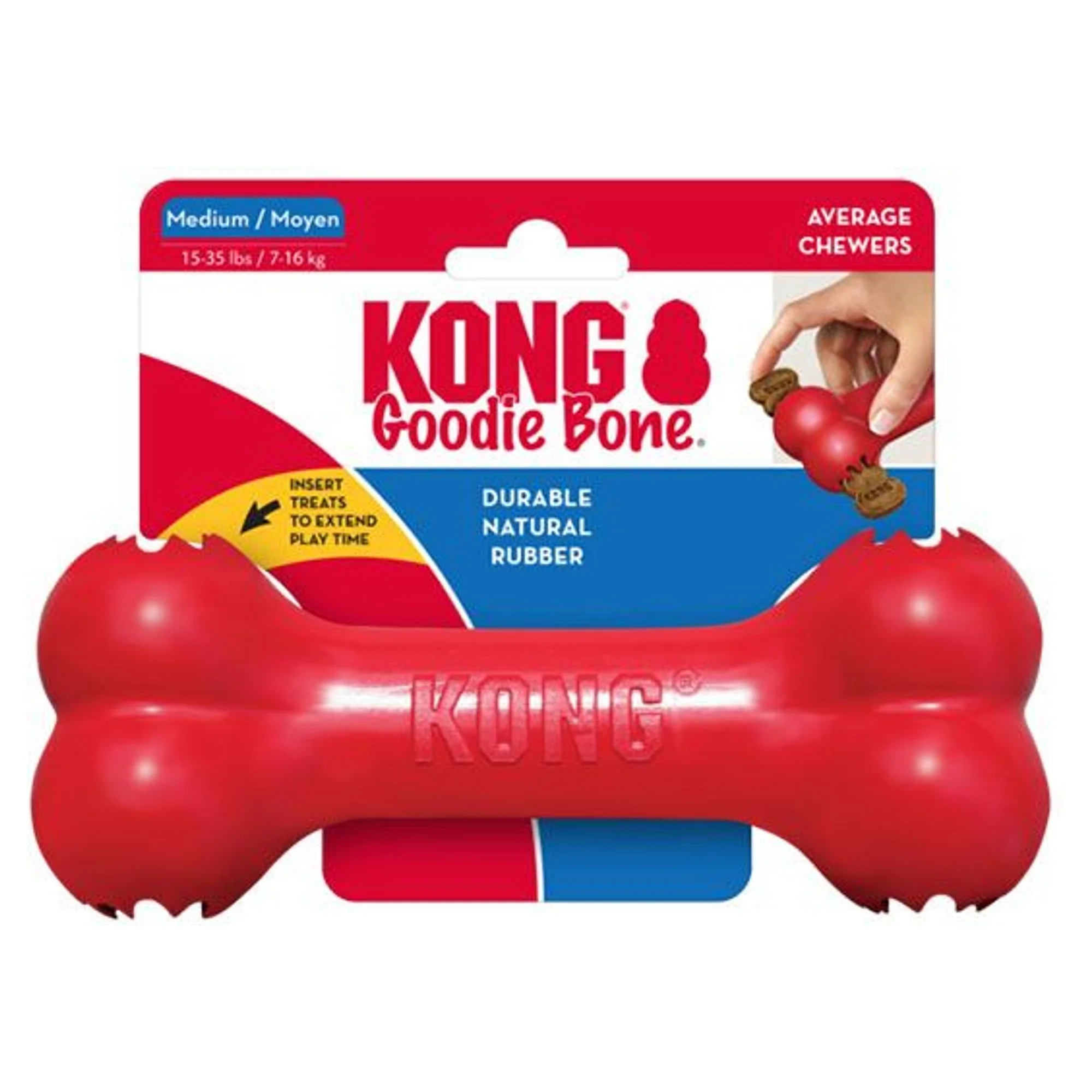 Kong Kong Goodie Bone Kemik Şeklinde Çok Amaçlı Köpek Oyuncağı M