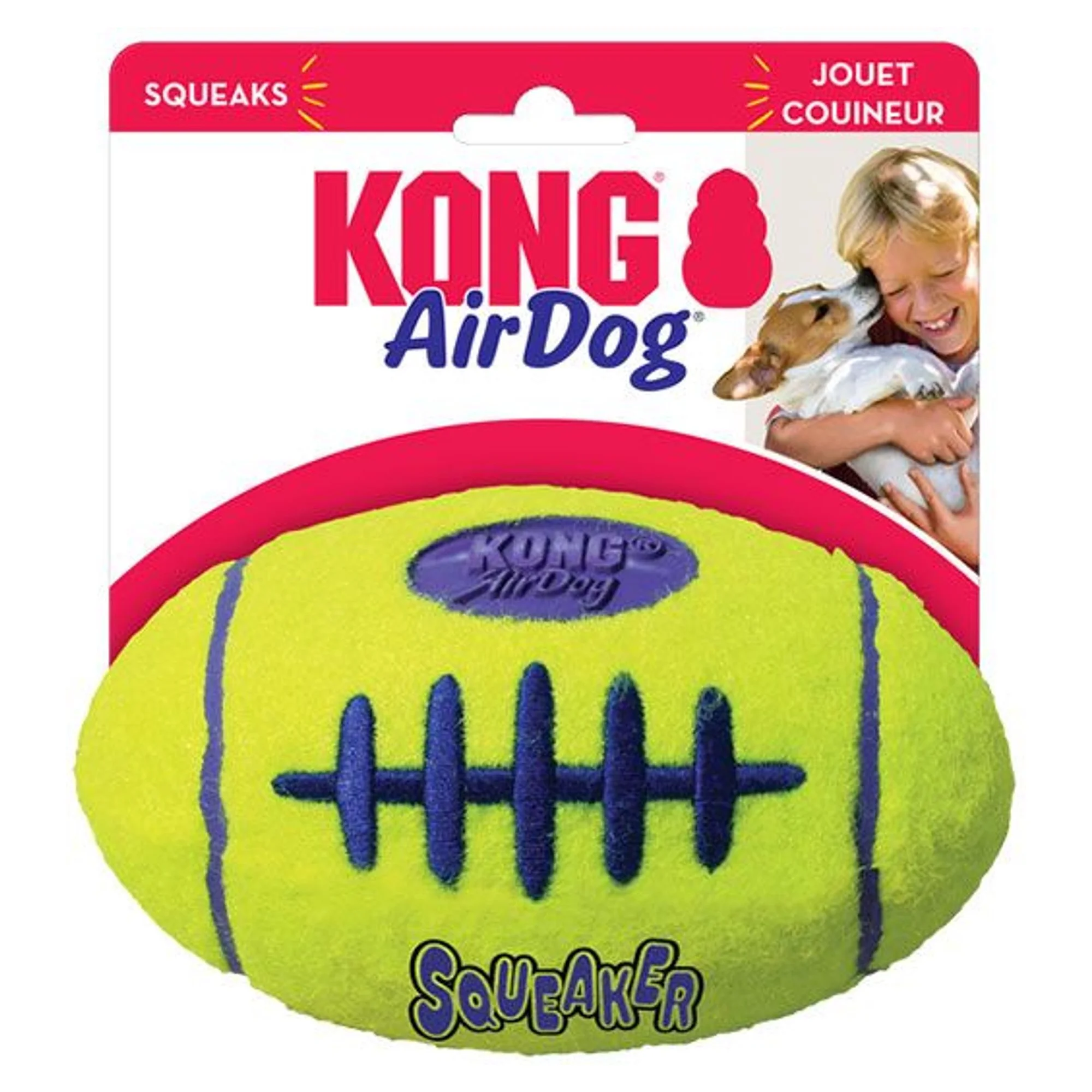 Kong Kong AirDog Amerikan Futbol Topu Şeklinde Orta Boy Köpek Oyuncağı M