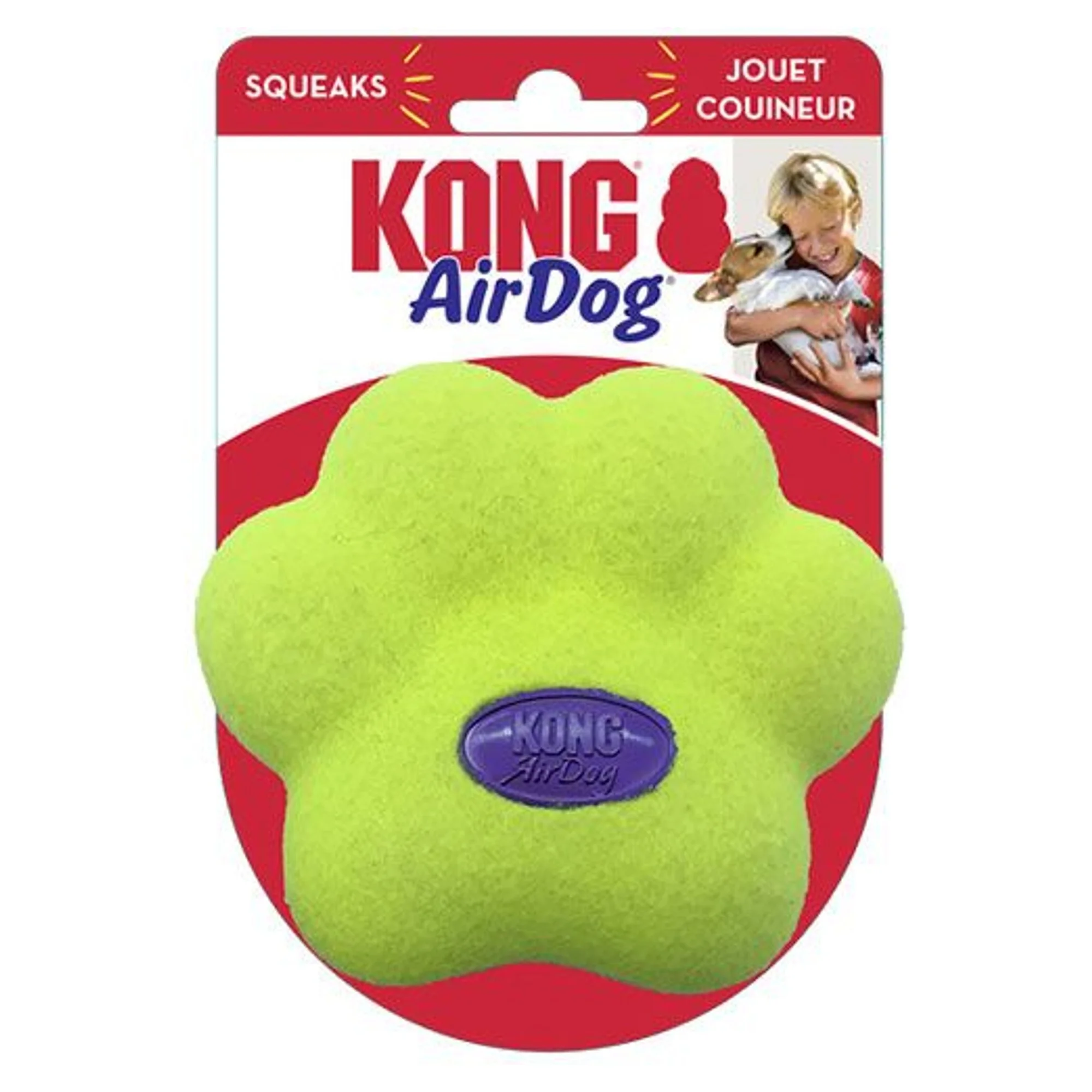 Kong Kong AirDog Pati Şeklinde Sesli Köpek Oyuncağı M