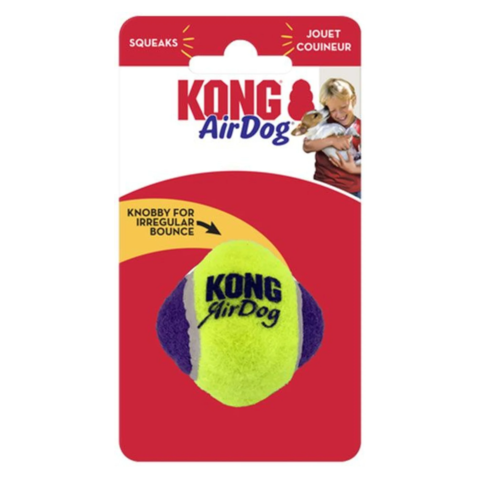 Kong Kong AirDog Yumru Top Şeklinde Sesli Köpek Oyuncağı XS/S